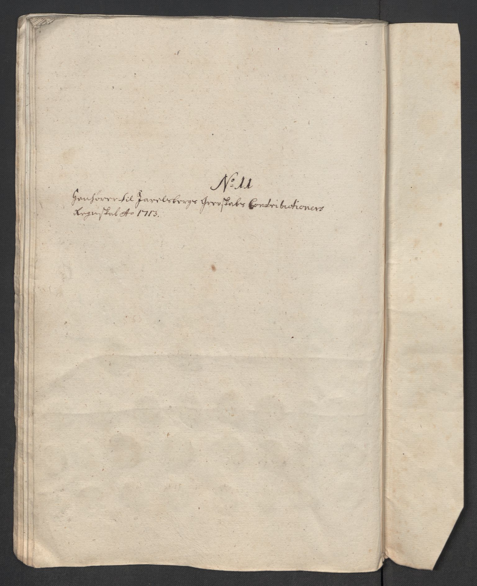 Rentekammeret inntil 1814, Reviderte regnskaper, Fogderegnskap, RA/EA-4092/R32/L1878: Fogderegnskap Jarlsberg grevskap, 1713, s. 228