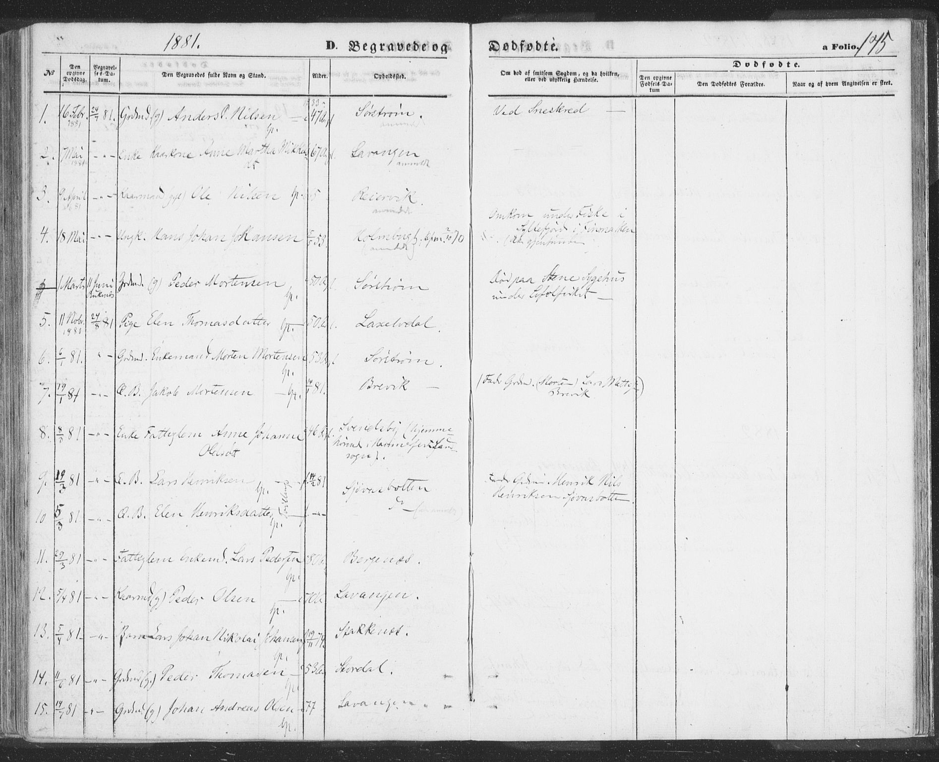 Lyngen sokneprestembete, SATØ/S-1289/H/He/Hea/L0009kirke: Ministerialbok nr. 9, 1864-1882, s. 175