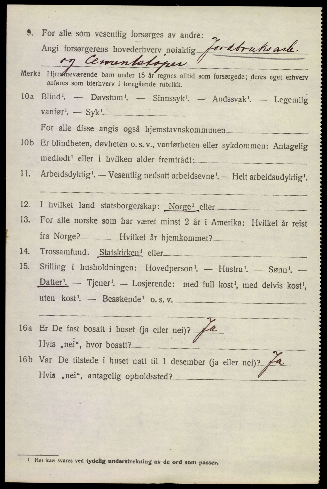 SAKO, Folketelling 1920 for 0630 Øvre Sandsvær herred, 1920, s. 1957