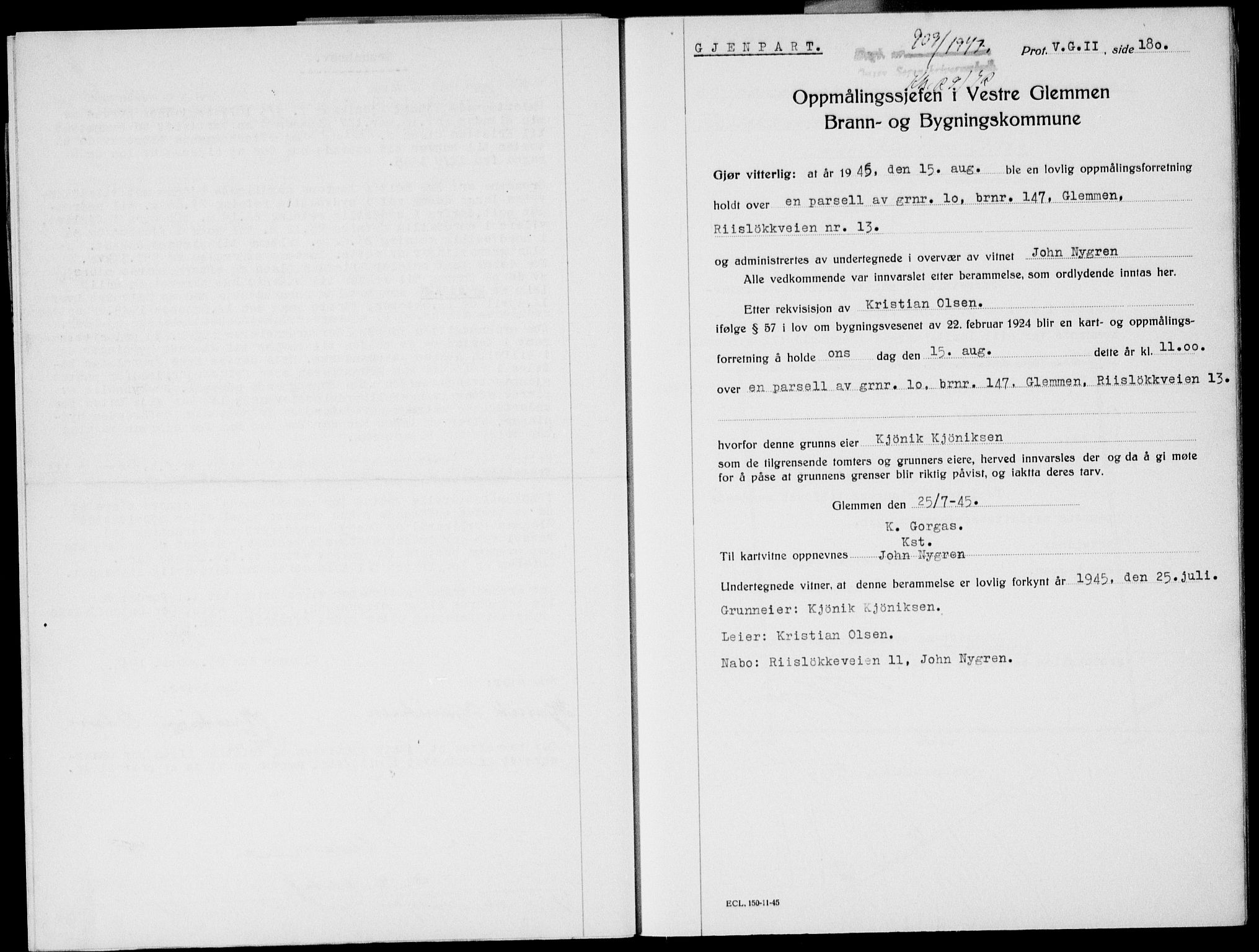 Onsøy sorenskriveri, SAO/A-10474/G/Ga/Gab/L0019b: Pantebok nr. II A-19 B, 1947-1947, Dagboknr: 909/1947