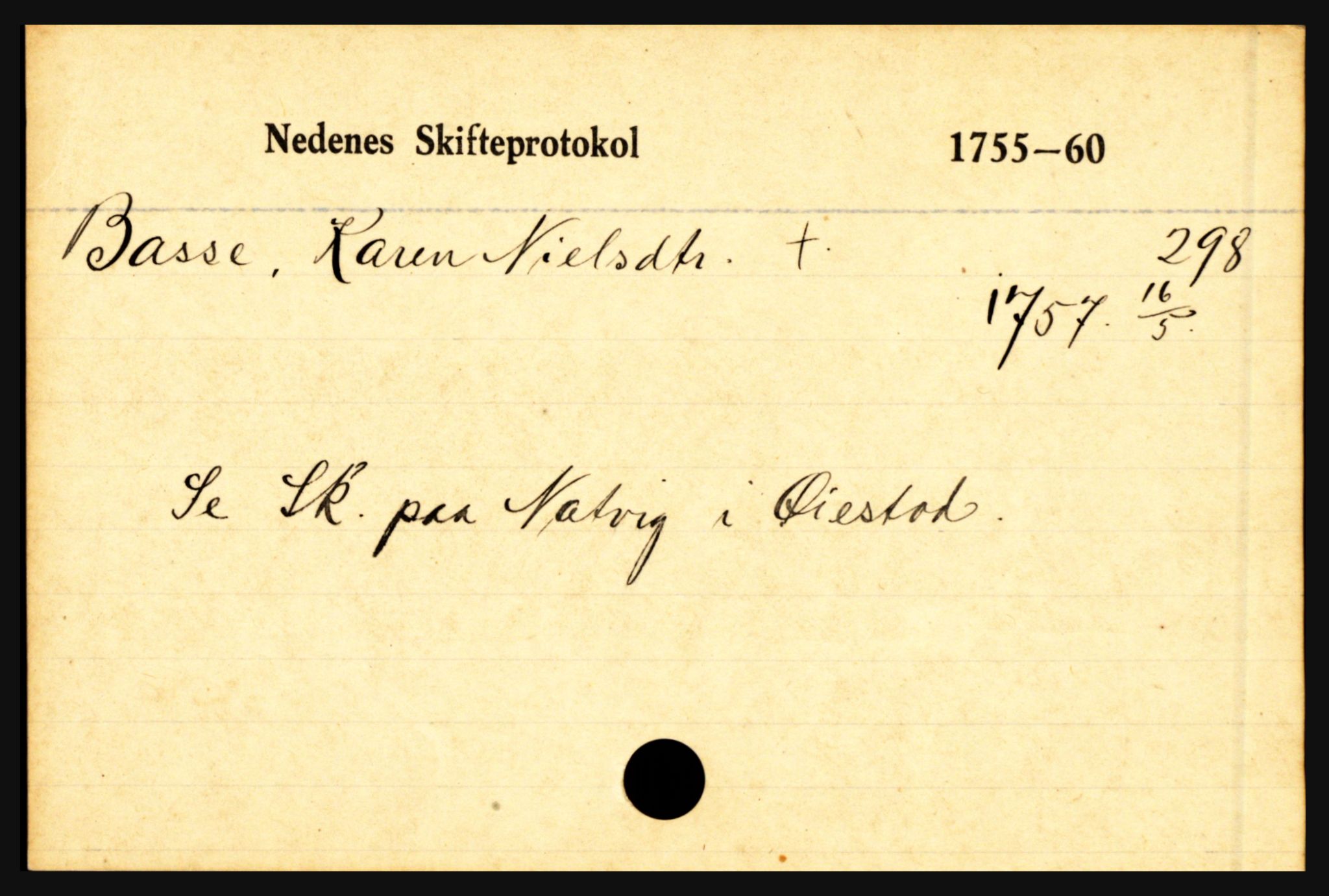 Nedenes sorenskriveri før 1824, AV/SAK-1221-0007/H, s. 2075