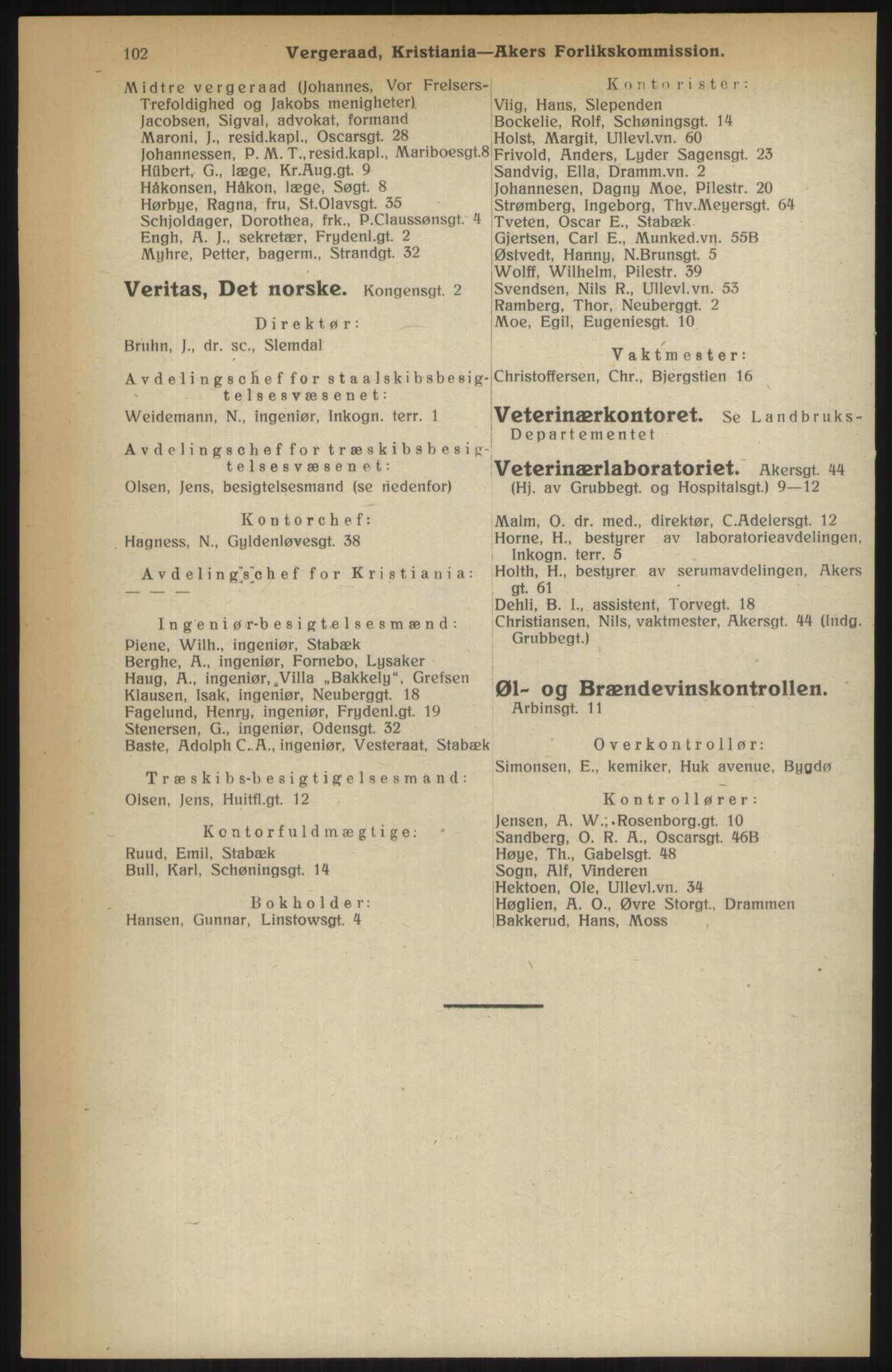 Kristiania/Oslo adressebok, PUBL/-, 1914, s. 102