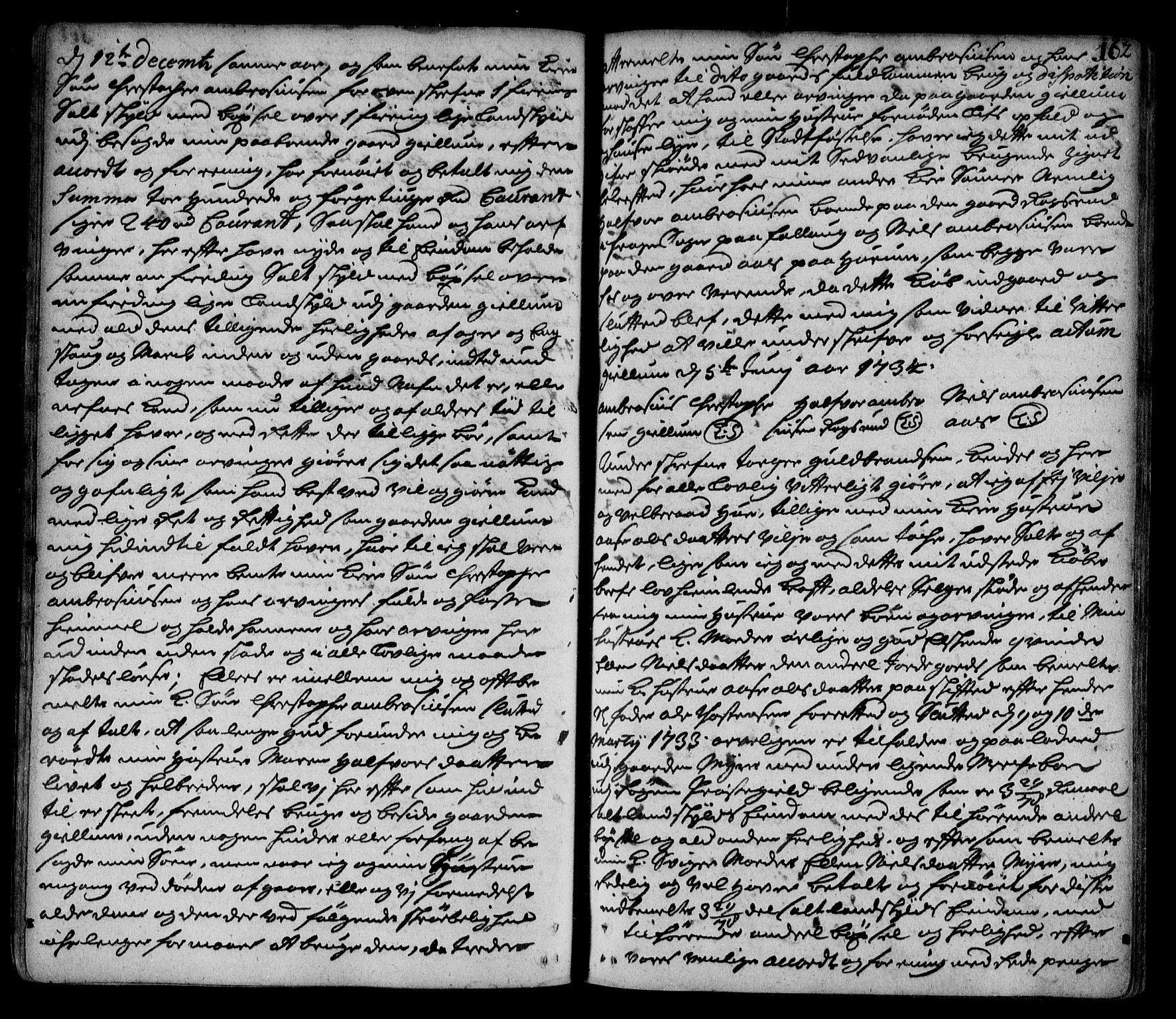 Lier, Røyken og Hurum sorenskriveri, SAKO/A-89/G/Ga/Gaa/L0002: Pantebok nr. II, 1725-1755, s. 162