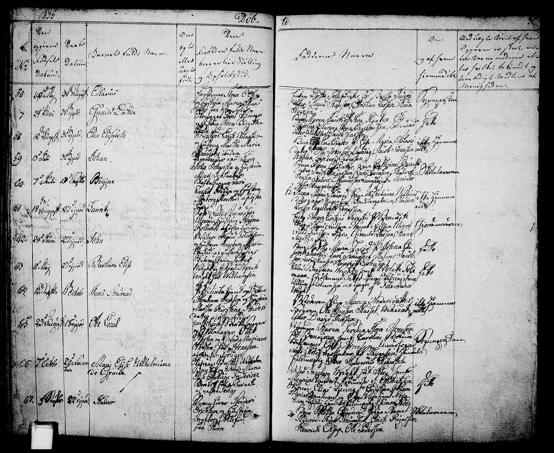 Porsgrunn kirkebøker , AV/SAKO-A-104/F/Fa/L0005: Ministerialbok nr. 5, 1828-1840, s. 35