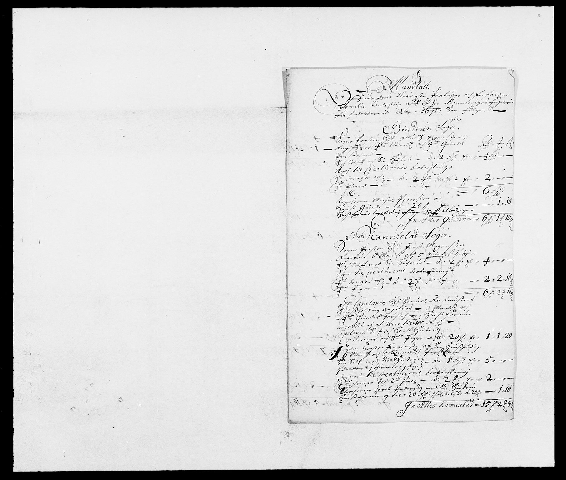Rentekammeret inntil 1814, Reviderte regnskaper, Fogderegnskap, AV/RA-EA-4092/R12/L0693: Fogderegnskap Øvre Romerike, 1678-1679, s. 260