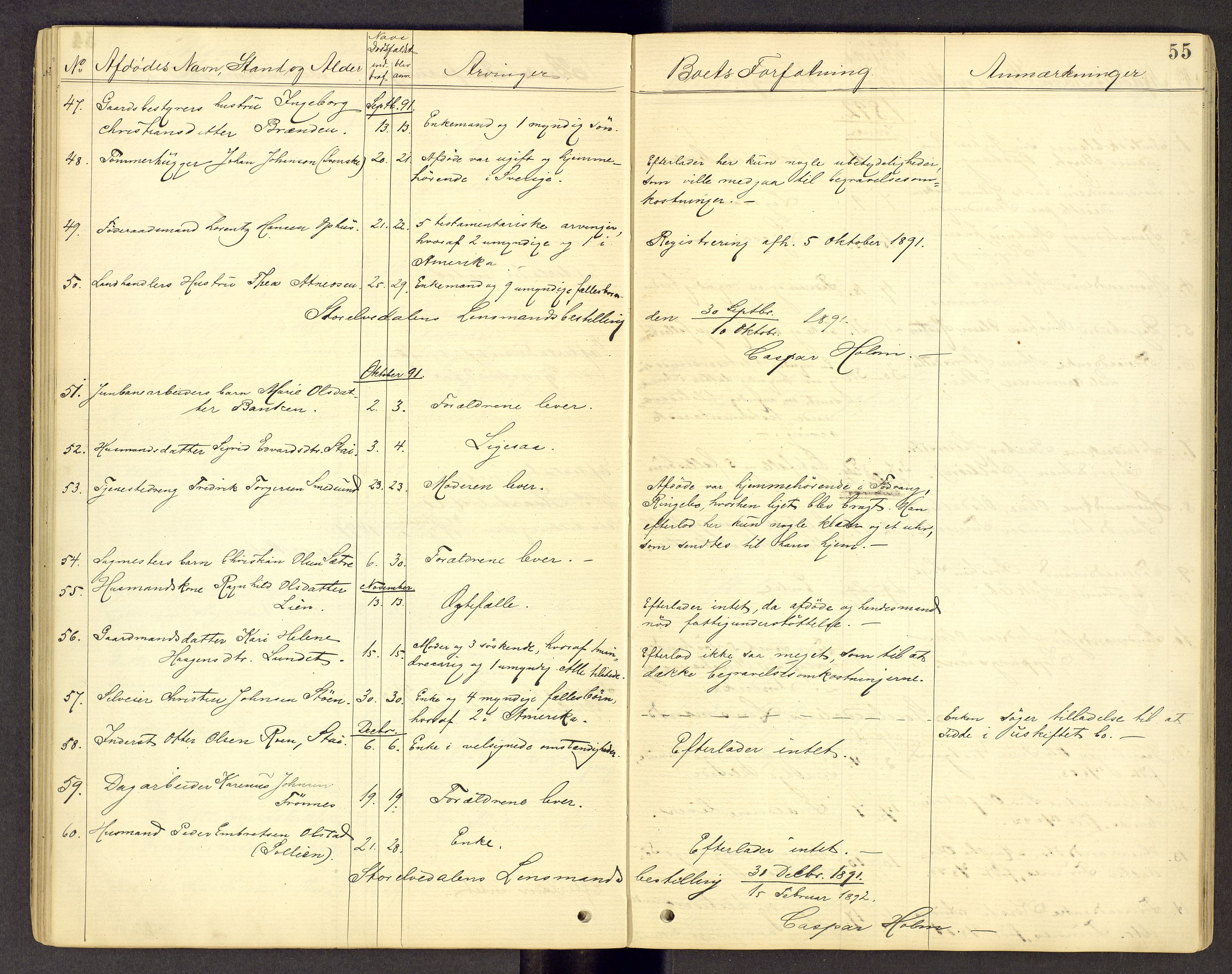 Sør-Østerdal sorenskriveri, AV/SAH-TING-018/J/Jg/L0014: Dødsfallsjournal, 1874-1908, s. 55