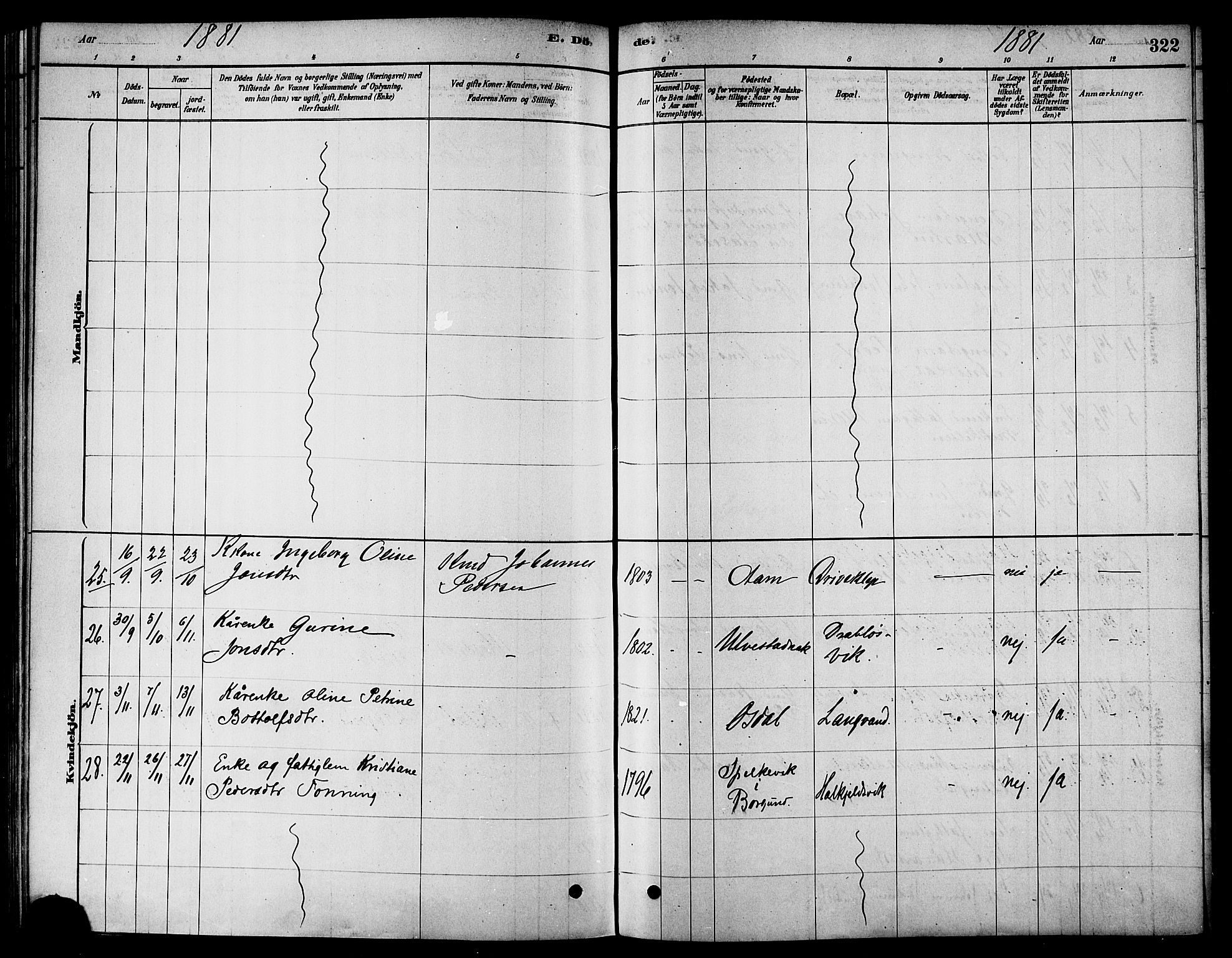 Ministerialprotokoller, klokkerbøker og fødselsregistre - Møre og Romsdal, AV/SAT-A-1454/511/L0141: Ministerialbok nr. 511A08, 1878-1890, s. 322