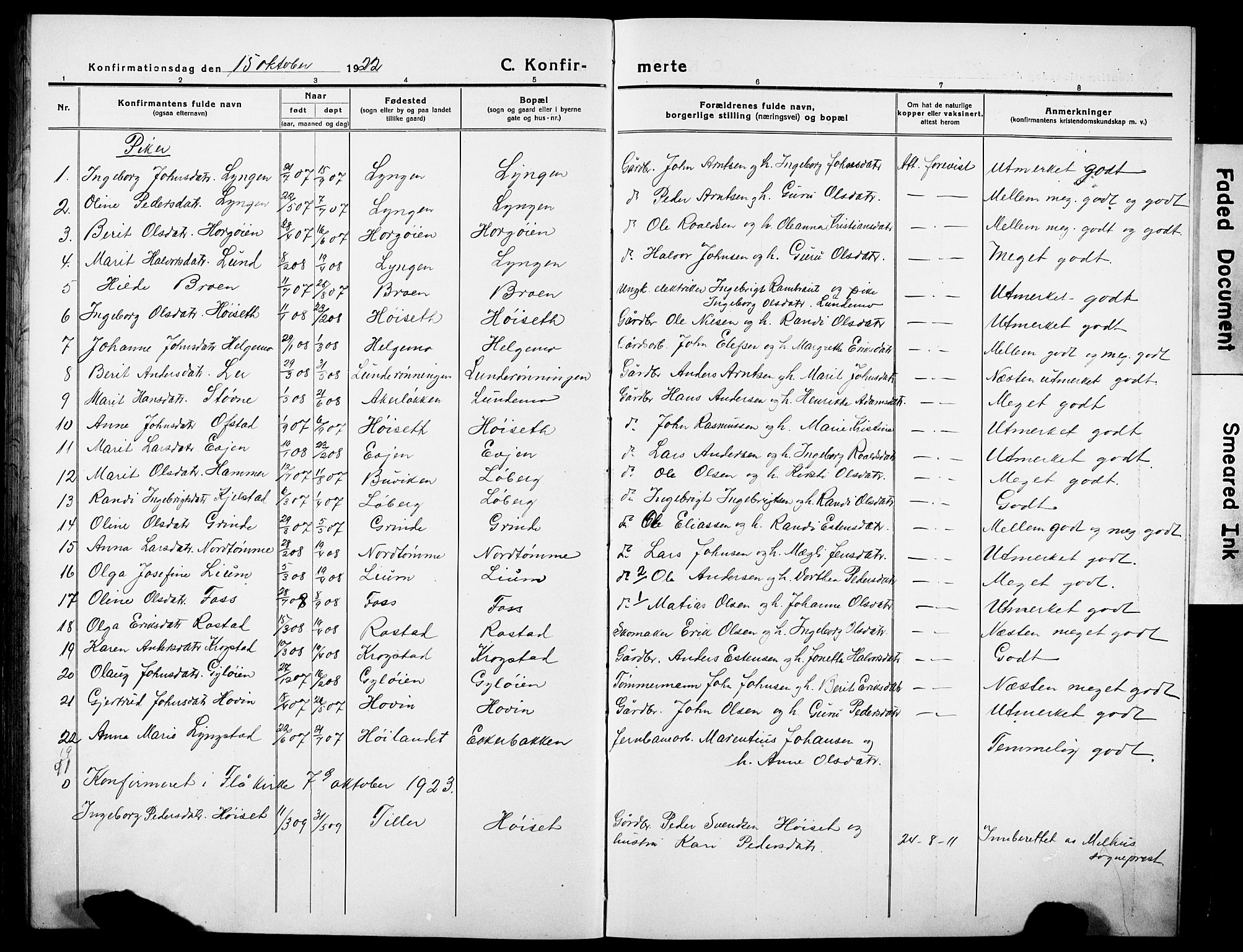 Ministerialprotokoller, klokkerbøker og fødselsregistre - Sør-Trøndelag, AV/SAT-A-1456/692/L1113: Klokkerbok nr. 692C08, 1918-1932