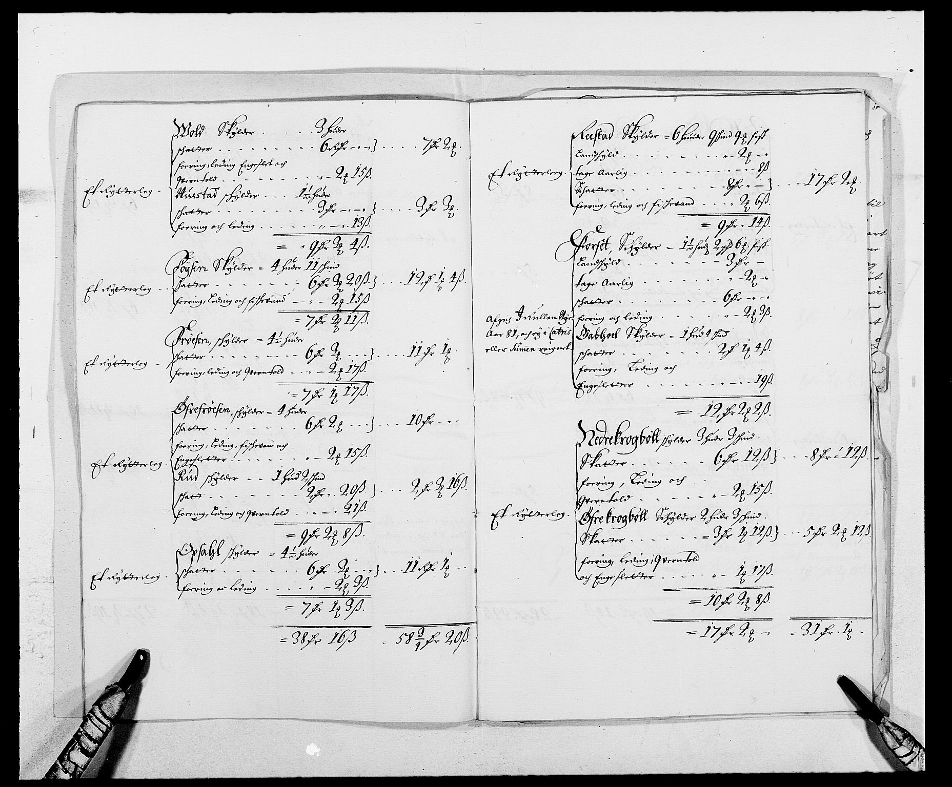 Rentekammeret inntil 1814, Reviderte regnskaper, Fogderegnskap, AV/RA-EA-4092/R17/L1158: Fogderegnskap Gudbrandsdal, 1682-1689, s. 302