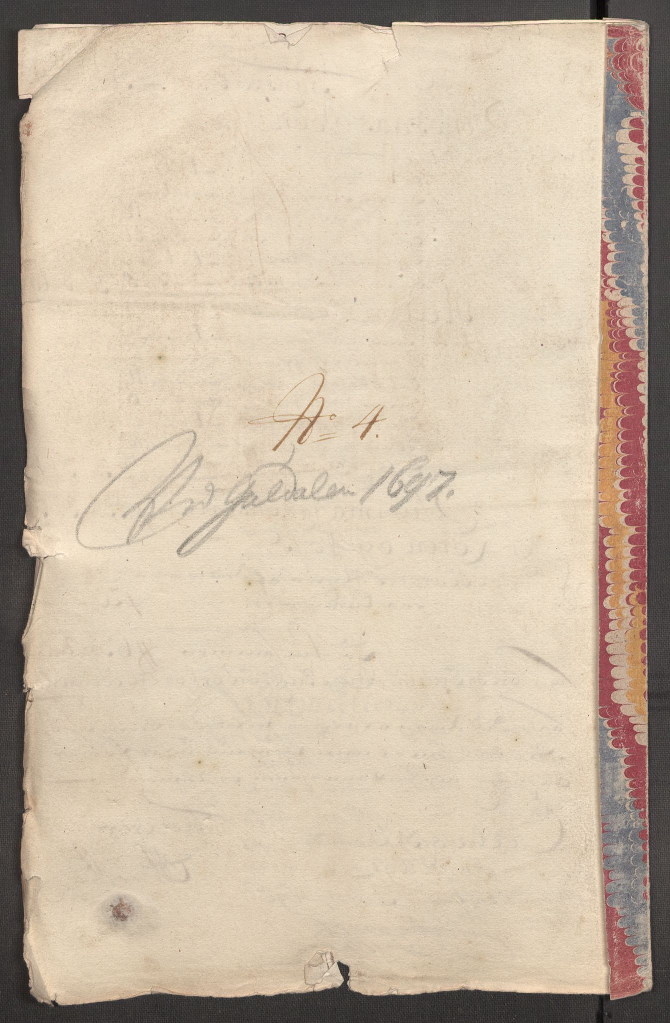 Rentekammeret inntil 1814, Reviderte regnskaper, Fogderegnskap, AV/RA-EA-4092/R60/L3947: Fogderegnskap Orkdal og Gauldal, 1697, s. 433