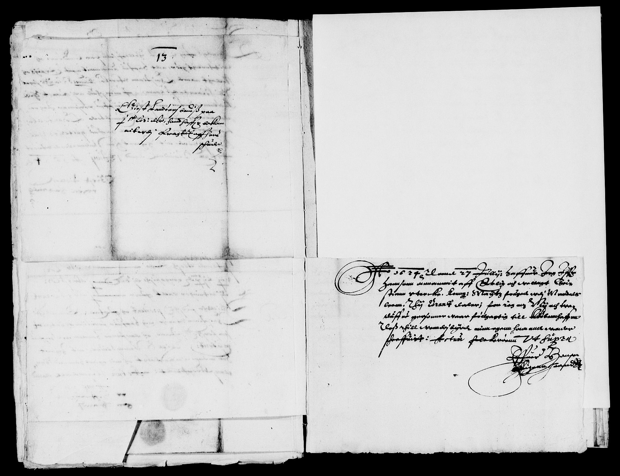 Rentekammeret inntil 1814, Reviderte regnskaper, Lensregnskaper, AV/RA-EA-5023/R/Rb/Rbq/L0015: Nedenes len. Mandals len. Råbyggelag., 1624-1626