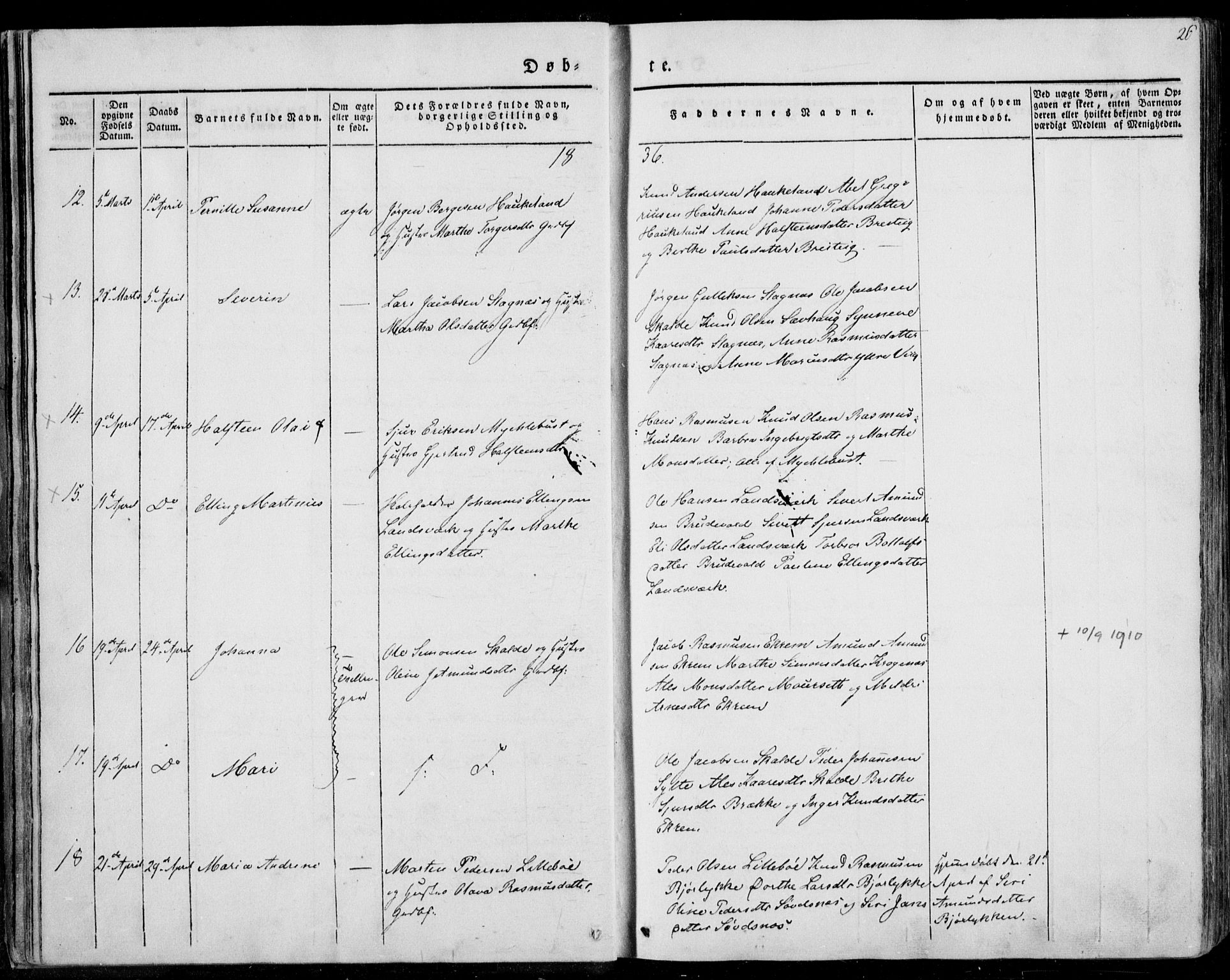 Ministerialprotokoller, klokkerbøker og fødselsregistre - Møre og Romsdal, AV/SAT-A-1454/501/L0005: Ministerialbok nr. 501A05, 1831-1844, s. 26