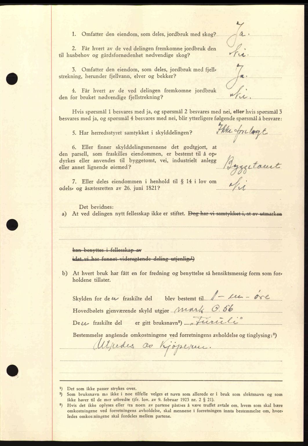 Nordmøre sorenskriveri, SAT/A-4132/1/2/2Ca: Pantebok nr. A90, 1941-1941, Dagboknr: 847/1941