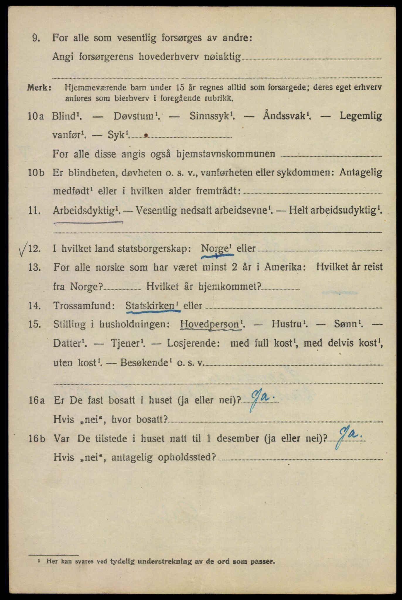 SAO, Folketelling 1920 for 0301 Kristiania kjøpstad, 1920, s. 539928