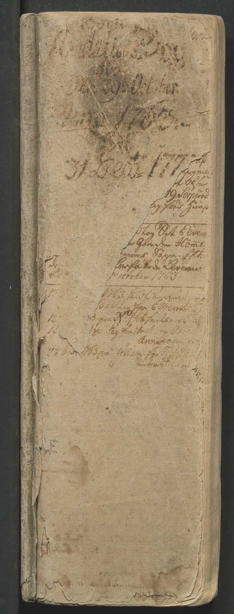 Åker i Vang, Hedmark, og familien Todderud, AV/SAH-ARK-010/G/Ga/L0001/0003: Dagbøker / Dagbok, 1763-1777