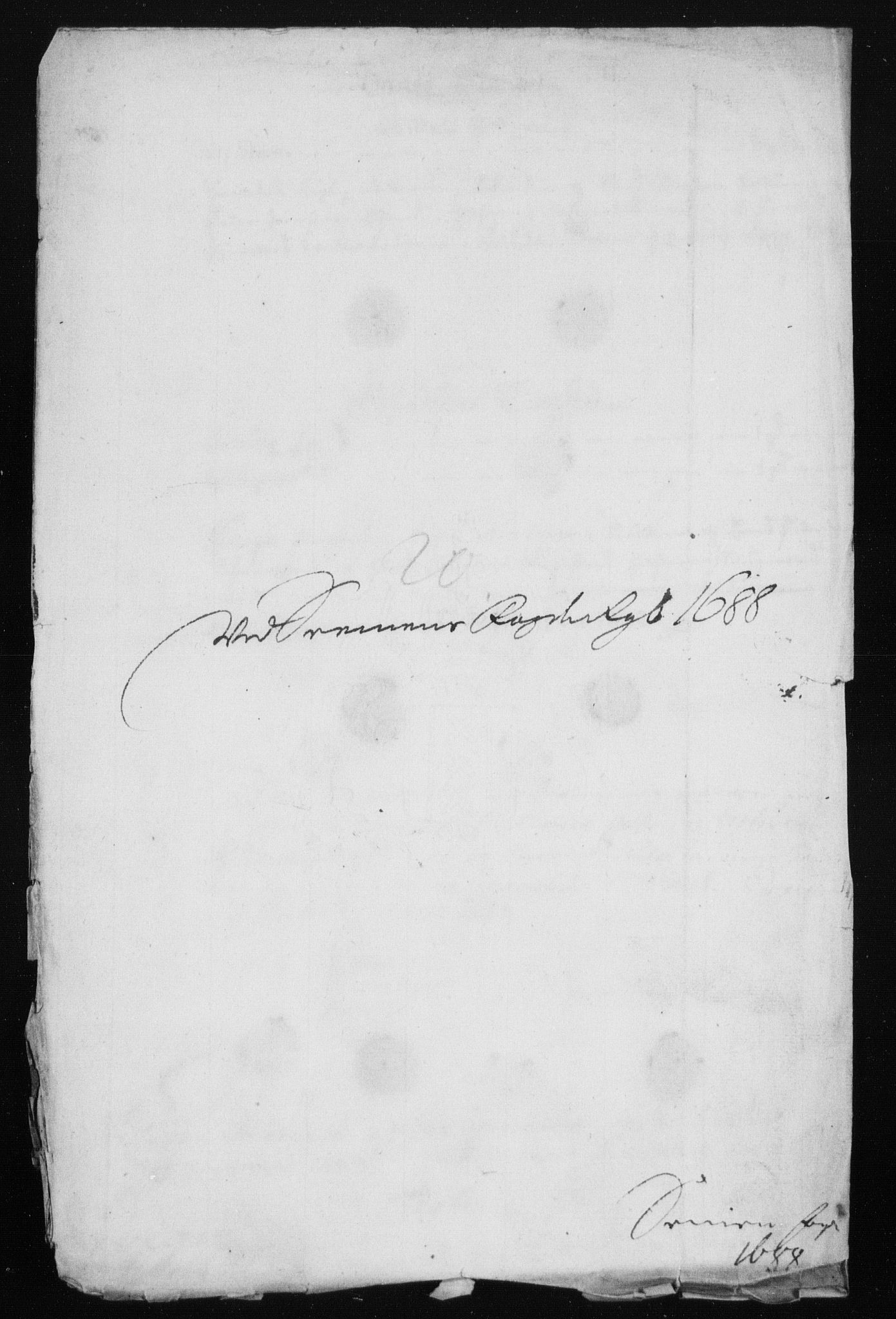 Rentekammeret inntil 1814, Reviderte regnskaper, Stiftamtstueregnskaper, Trondheim stiftamt og Nordland amt, AV/RA-EA-6044/R/Rh/L0012: Nordland amt, 1688