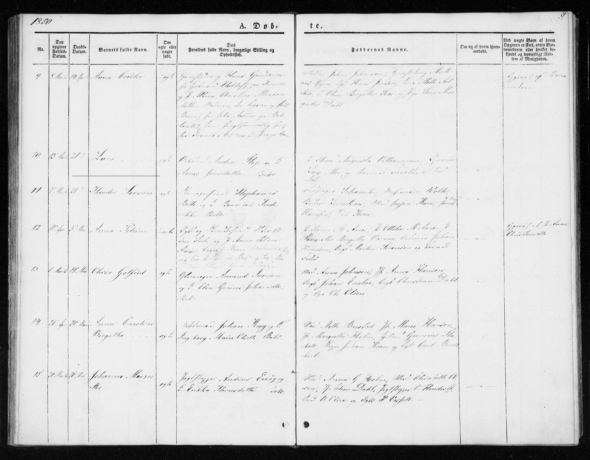 Ministerialprotokoller, klokkerbøker og fødselsregistre - Sør-Trøndelag, SAT/A-1456/604/L0183: Ministerialbok nr. 604A04, 1841-1850, s. 51