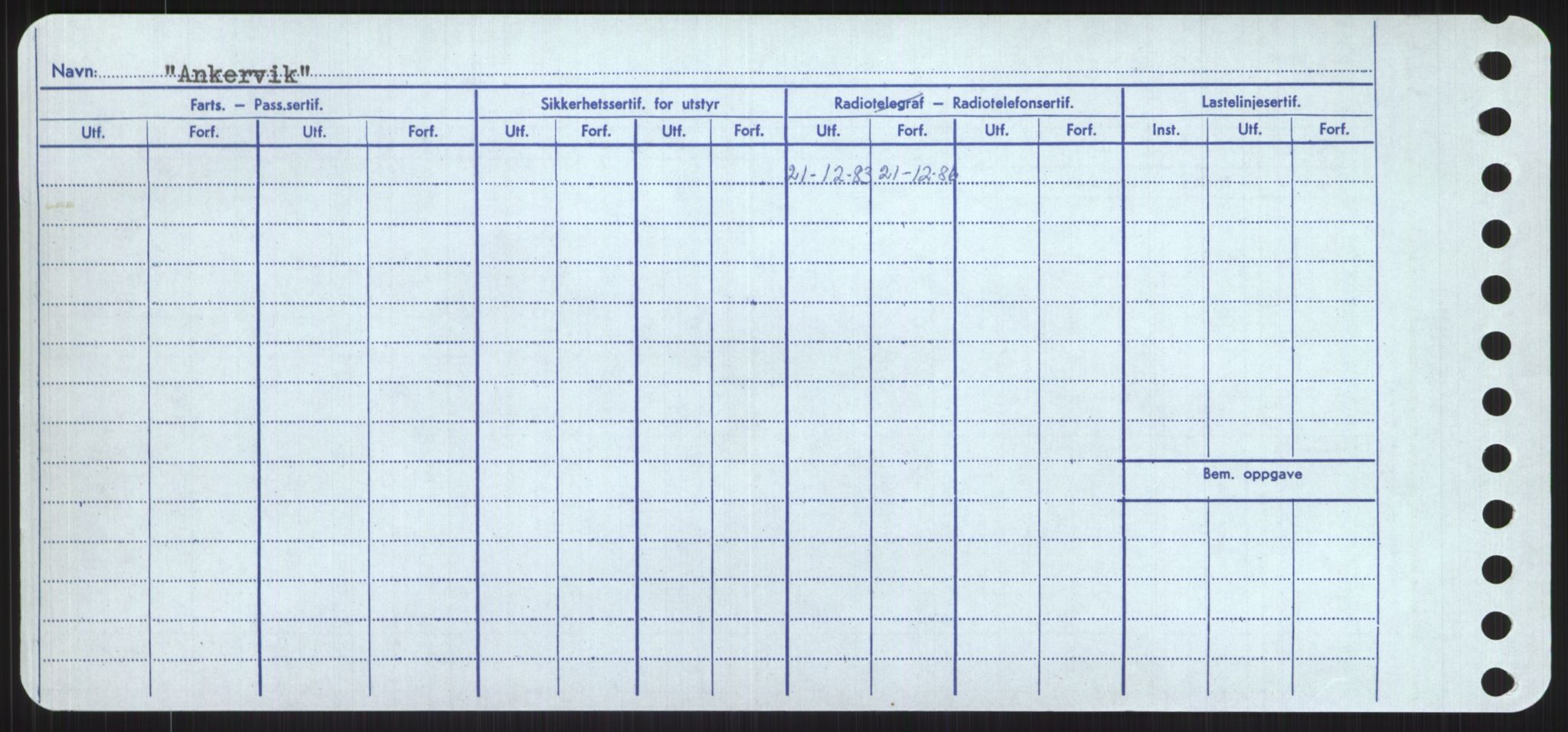 Sjøfartsdirektoratet med forløpere, Skipsmålingen, RA/S-1627/H/Ha/L0001/0001: Fartøy, A-Eig / Fartøy A-Bjøn, s. 270