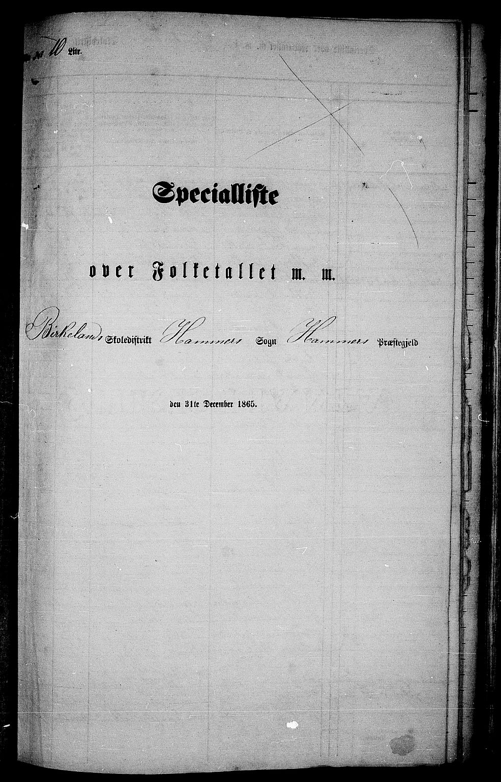 RA, Folketelling 1865 for 1254P Hamre prestegjeld, 1865, s. 131