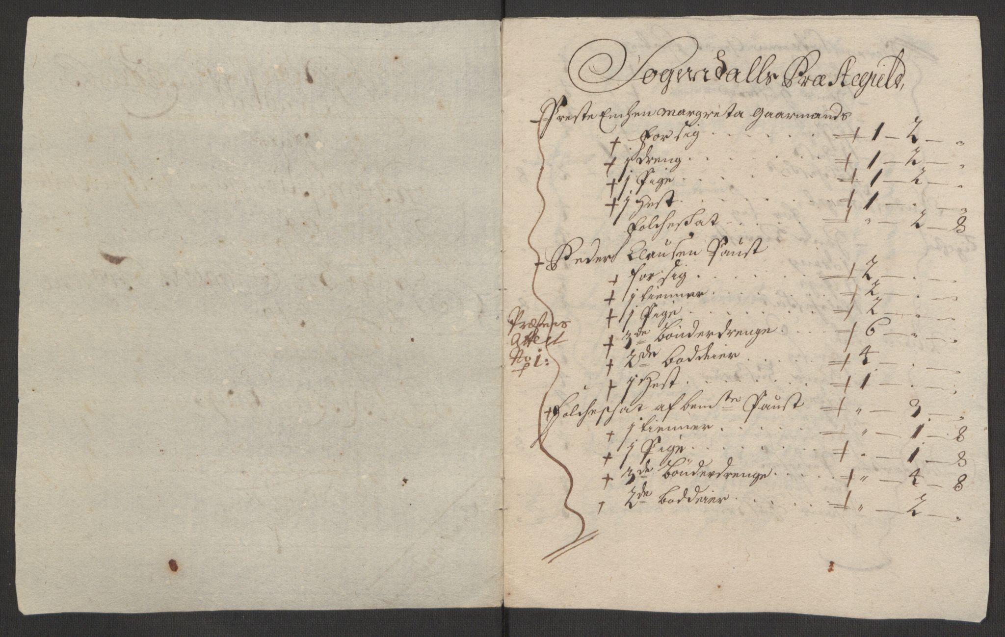 Rentekammeret inntil 1814, Reviderte regnskaper, Fogderegnskap, AV/RA-EA-4092/R52/L3307: Fogderegnskap Sogn, 1693-1694, s. 38