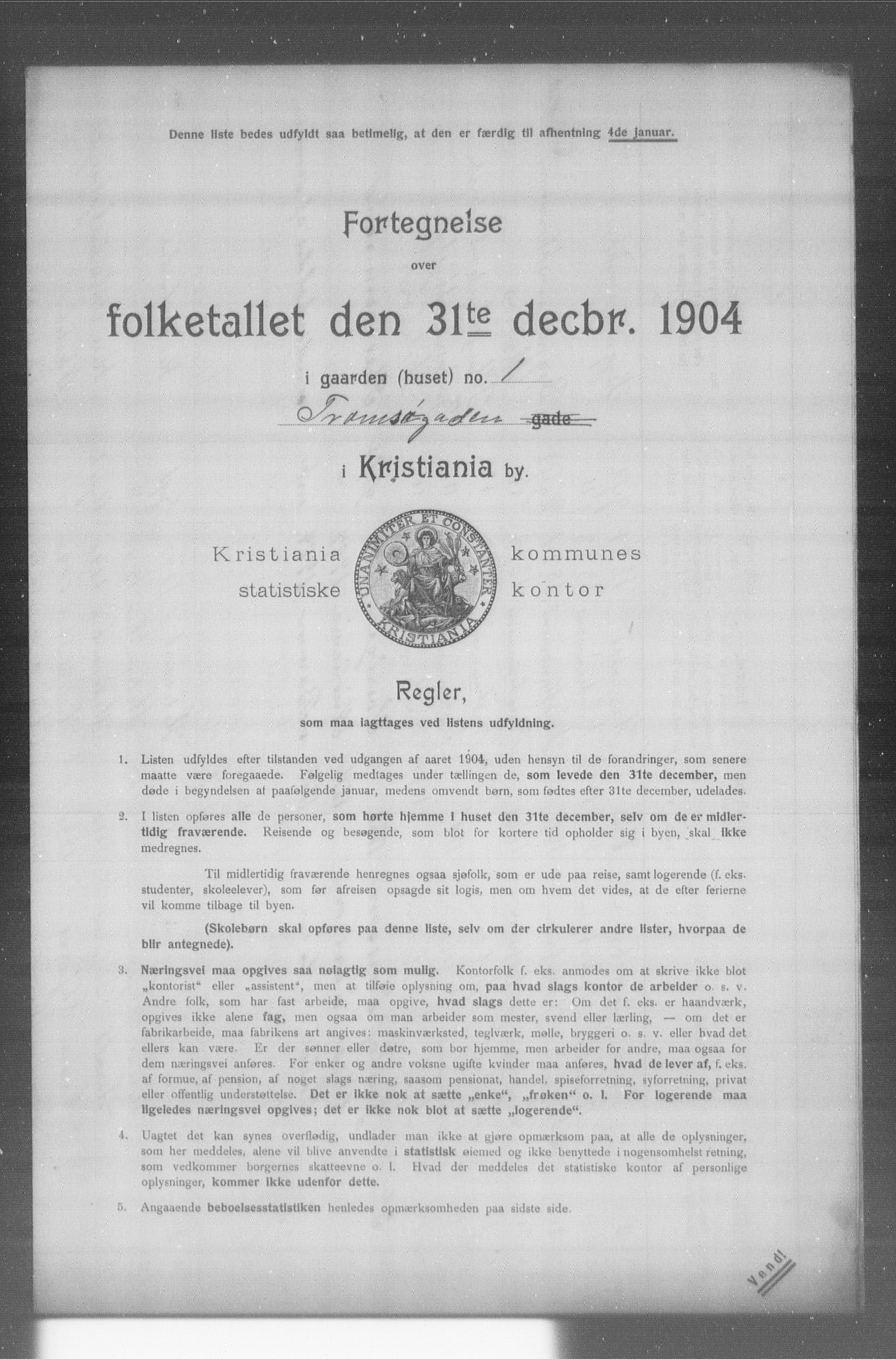 OBA, Kommunal folketelling 31.12.1904 for Kristiania kjøpstad, 1904, s. 21832