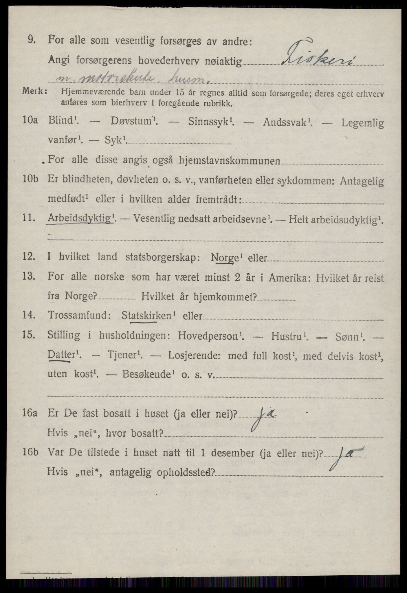 SAT, Folketelling 1920 for 1532 Giske herred, 1920, s. 1907