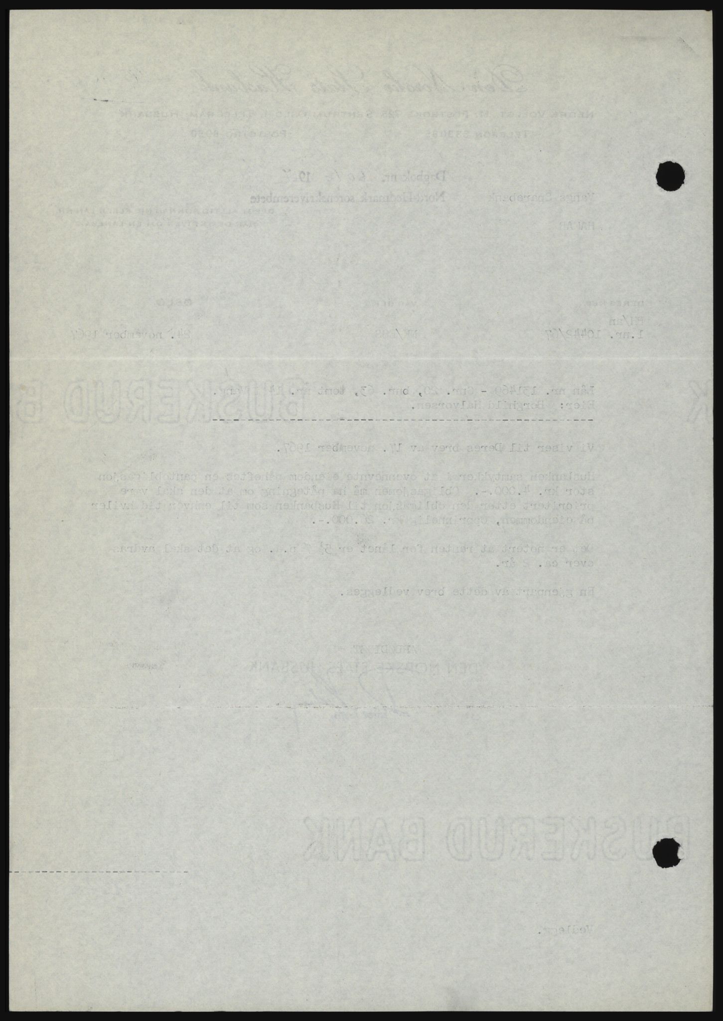 Nord-Hedmark sorenskriveri, SAH/TING-012/H/Hc/L0027: Pantebok nr. 27, 1967-1968, Dagboknr: 6046/1967