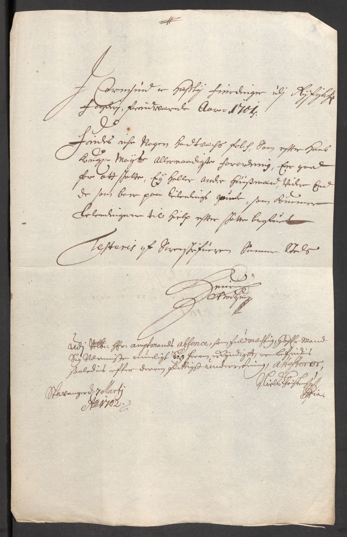 Rentekammeret inntil 1814, Reviderte regnskaper, Fogderegnskap, AV/RA-EA-4092/R47/L2859: Fogderegnskap Ryfylke, 1701-1702, s. 71