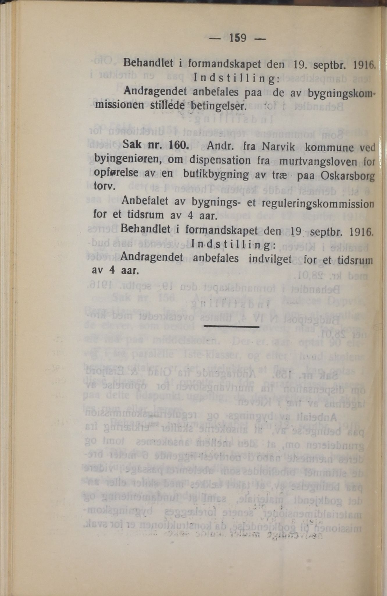 Narvik kommune. Formannskap , AIN/K-18050.150/A/Ab/L0006: Møtebok, 1916