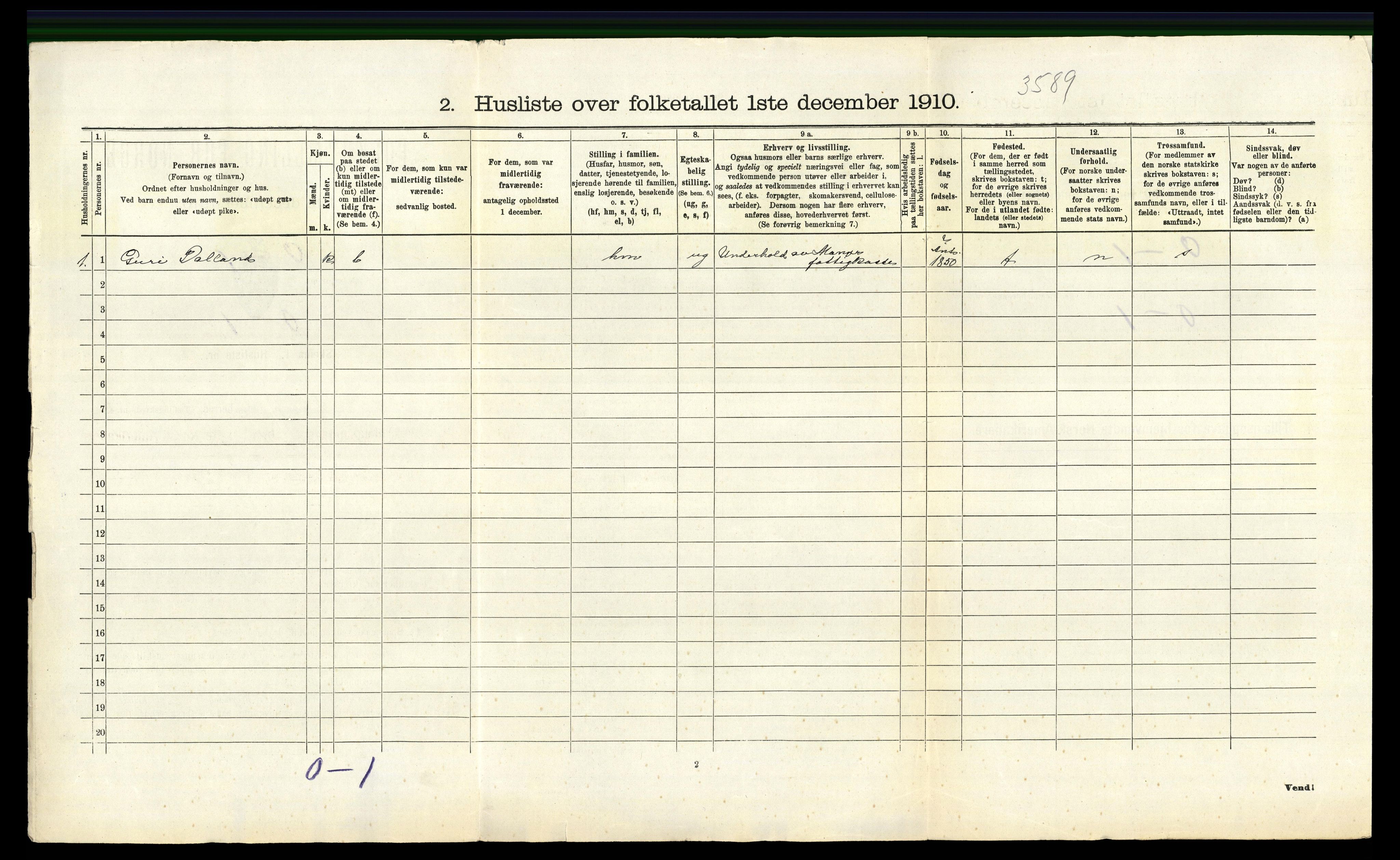 RA, Folketelling 1910 for 1261 Manger herred, 1910, s. 702