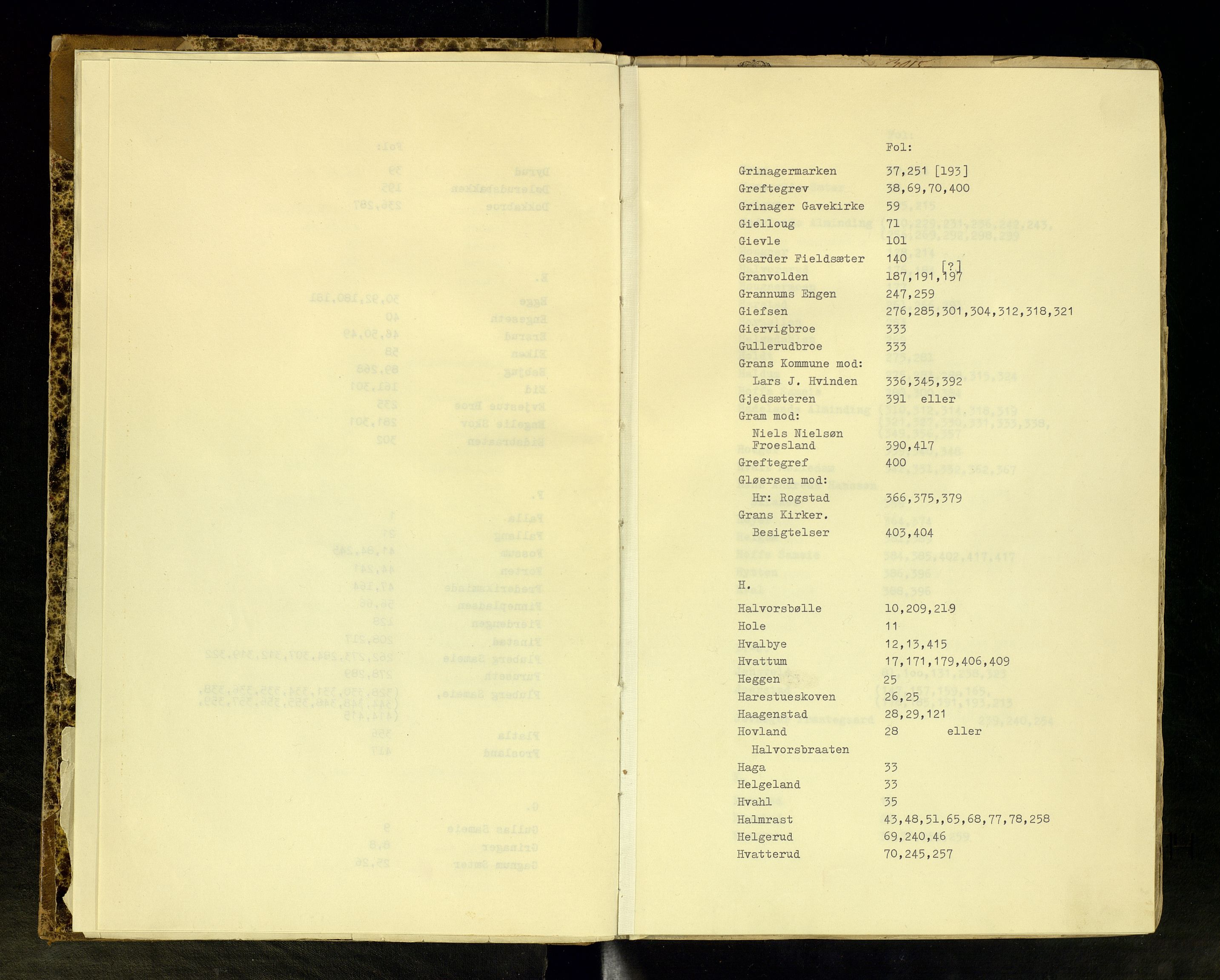 Hadeland og Land tingrett, AV/SAH-TING-010/G/Gd/L0003: Åstedsprotokoll, 1839-1856