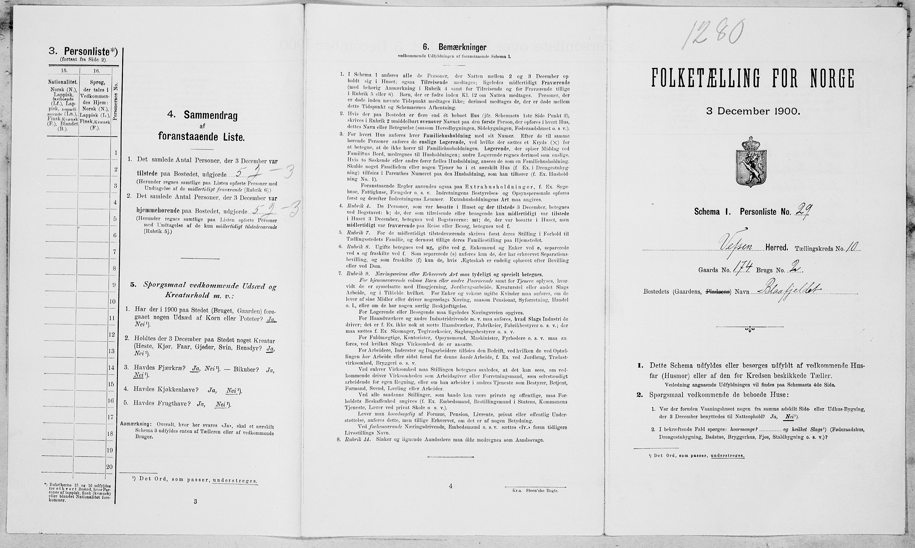 SAT, Folketelling 1900 for 1824 Vefsn herred, 1900, s. 935