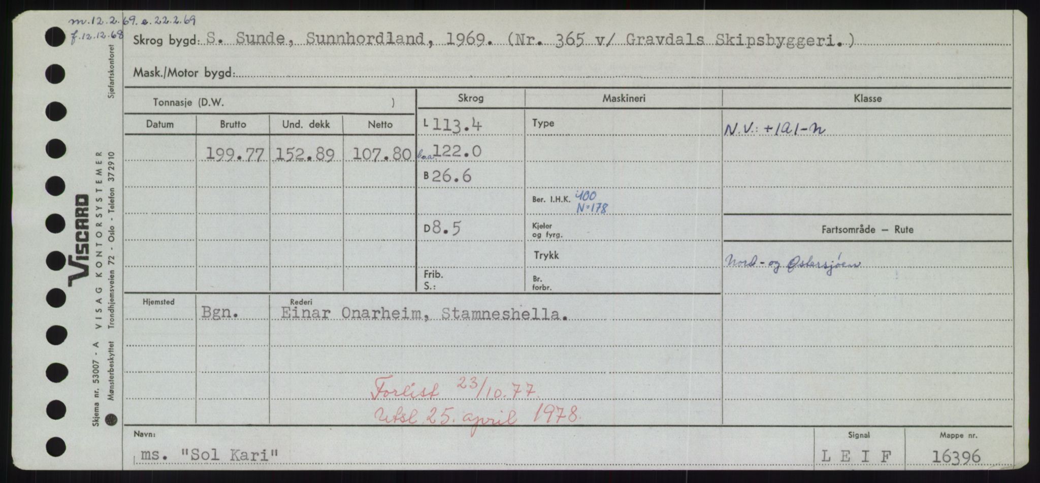 Sjøfartsdirektoratet med forløpere, Skipsmålingen, RA/S-1627/H/Hd/L0035: Fartøy, Sma-Spu, s. 129