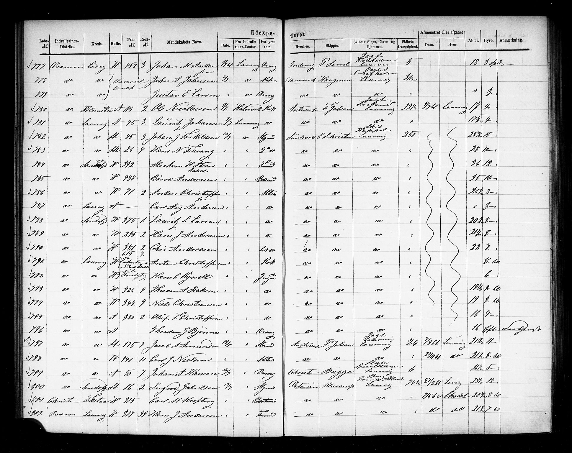 Drammen innrulleringsdistrikt, AV/SAKO-A-781/H/Ha/L0001: Mønstringsjournal, 1861-1870, s. 35