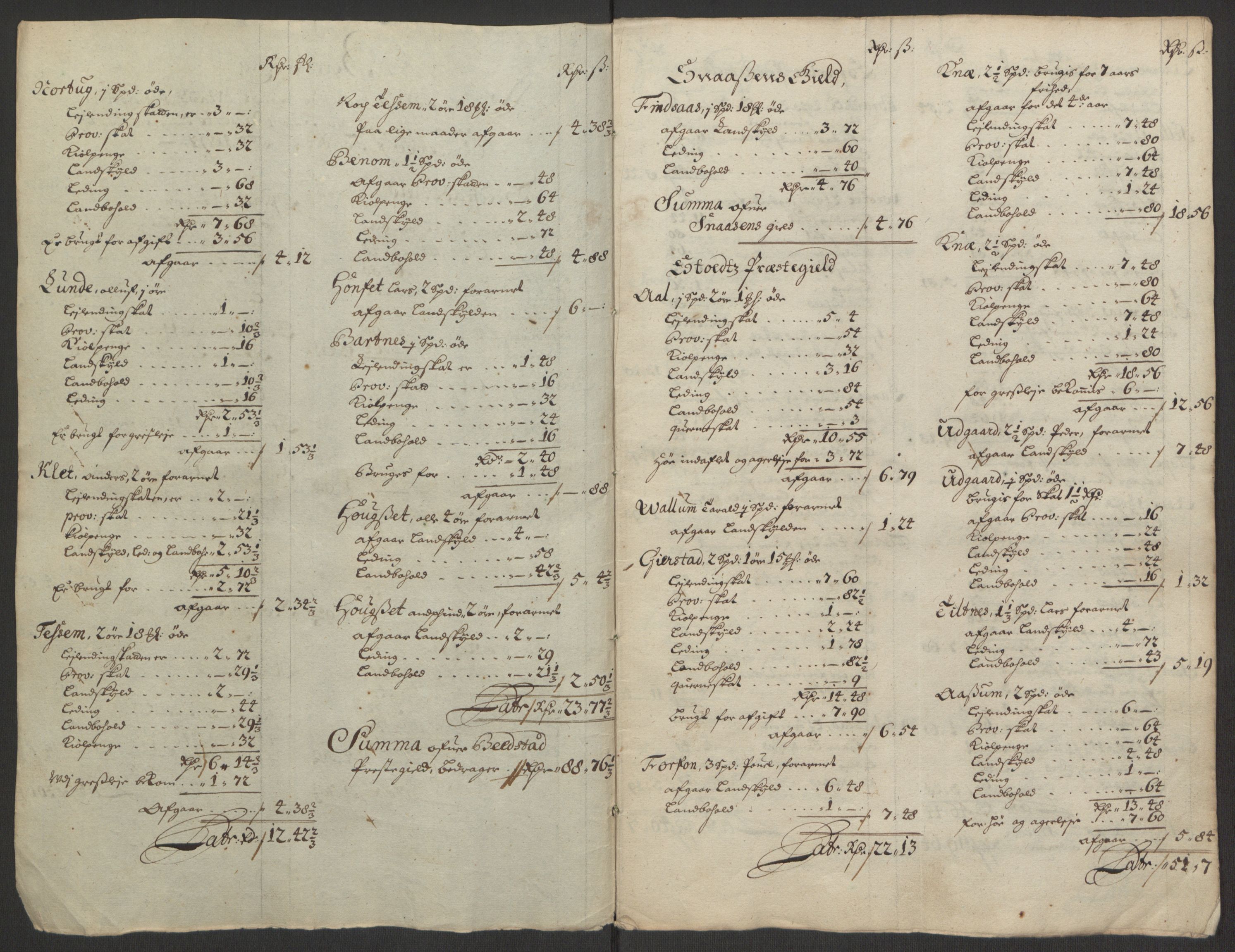 Rentekammeret inntil 1814, Reviderte regnskaper, Fogderegnskap, RA/EA-4092/R63/L4309: Fogderegnskap Inderøy, 1695-1697, s. 533