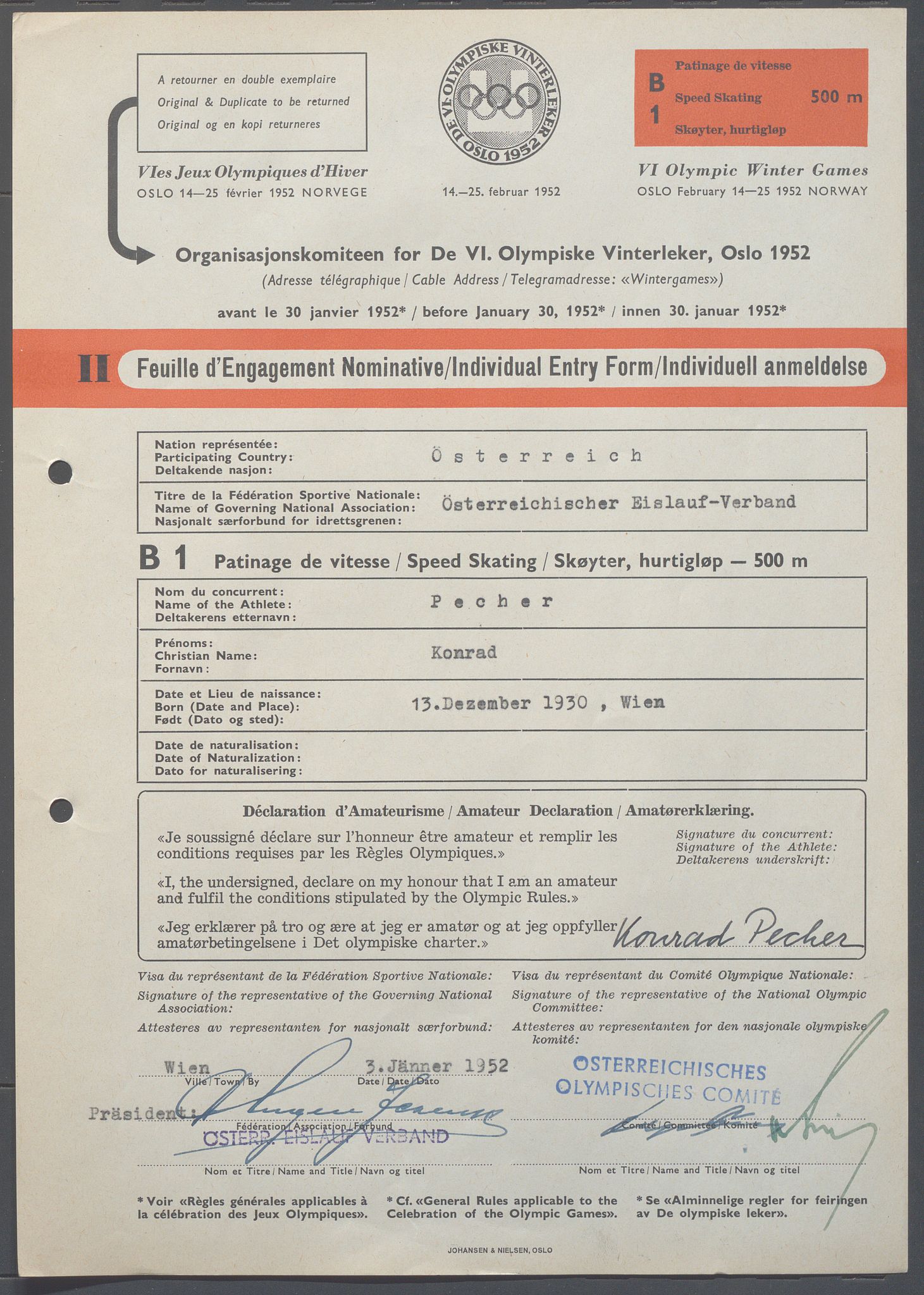 Organisasjonskomiteen for de VI. olympiske vinterleker, OBA/A-20130/H/Ha, 1951-1952, s. 1058