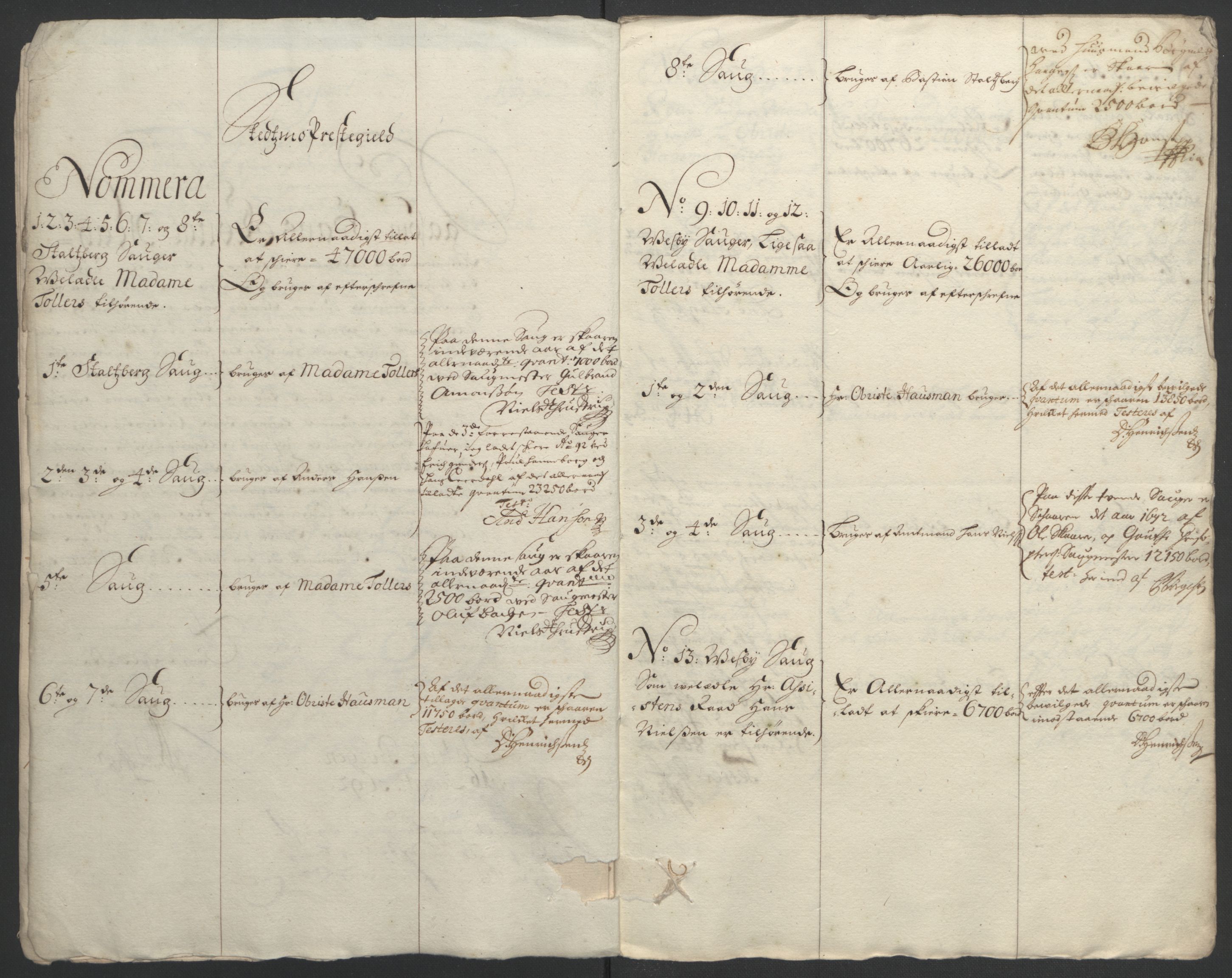 Rentekammeret inntil 1814, Reviderte regnskaper, Fogderegnskap, AV/RA-EA-4092/R11/L0577: Fogderegnskap Nedre Romerike, 1692, s. 159