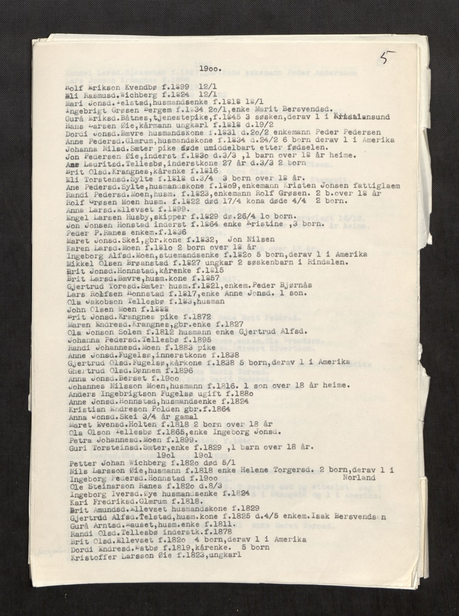 Surnadal lensmannskontor, SAT/A-6438/Ga/L0001: Dødsfallsprotokoll, 1888-1932