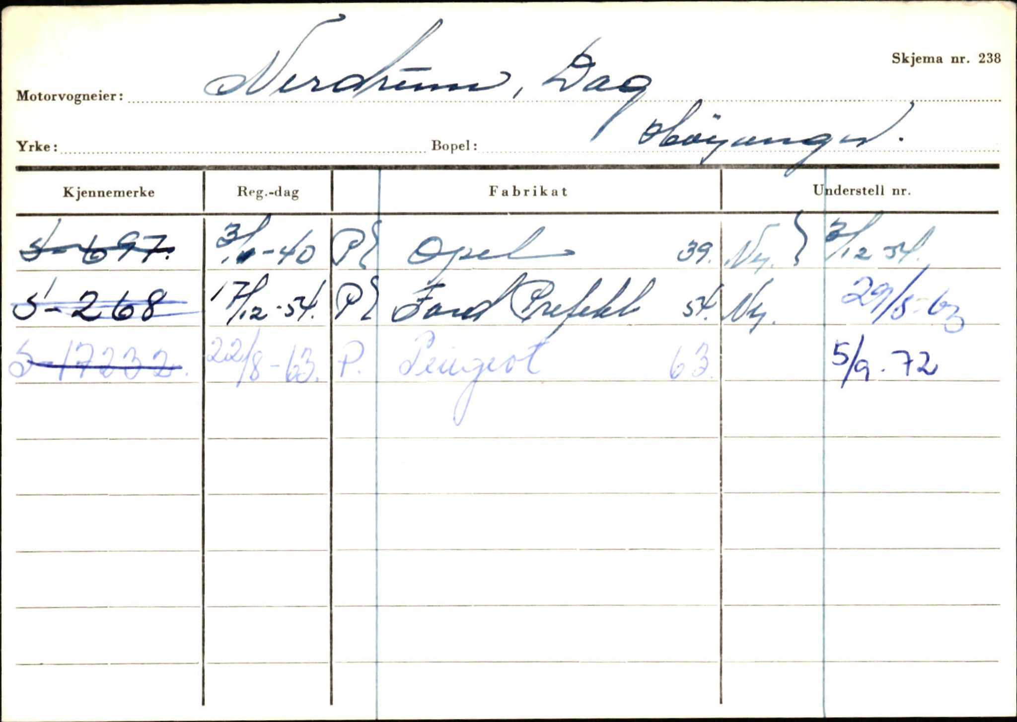 Statens vegvesen, Sogn og Fjordane vegkontor, AV/SAB-A-5301/4/F/L0130: Eigarregister Eid T-Å. Høyanger A-O, 1945-1975, s. 2231