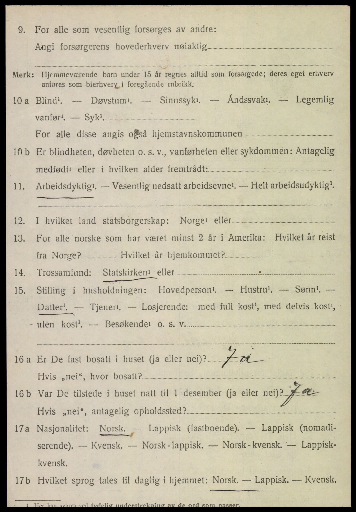 SAT, Folketelling 1920 for 1736 Snåsa herred, 1920, s. 3385