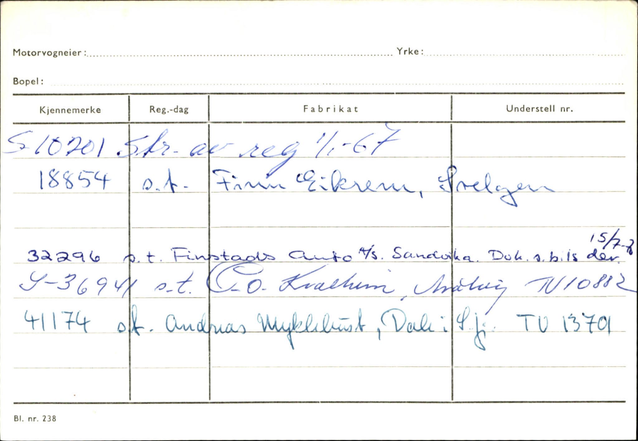 Statens vegvesen, Sogn og Fjordane vegkontor, AV/SAB-A-5301/4/F/L0129: Eigarregistrer Eid A-S, 1945-1975, s. 1430