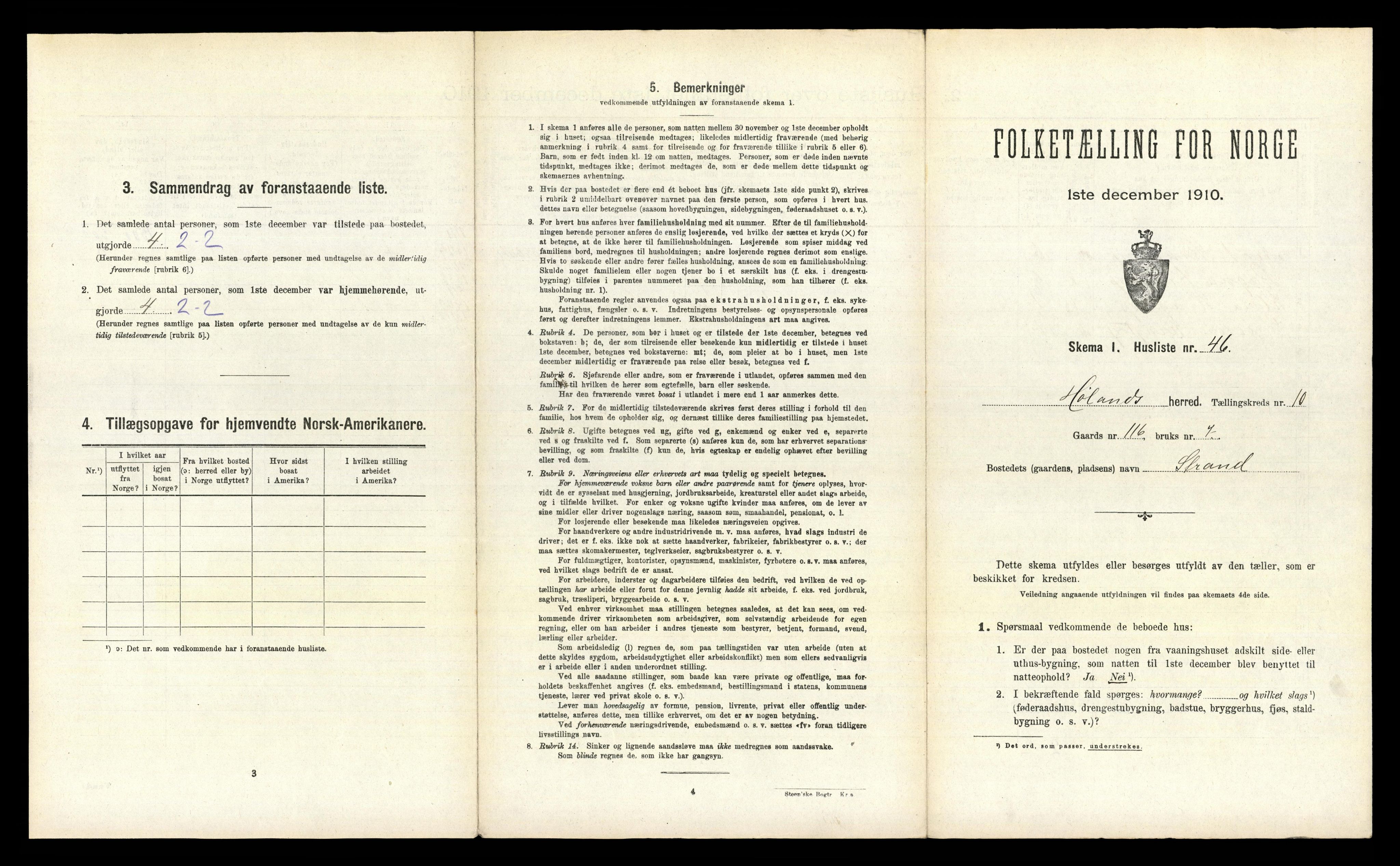 RA, Folketelling 1910 for 0221 Høland herred, 1910, s. 1545