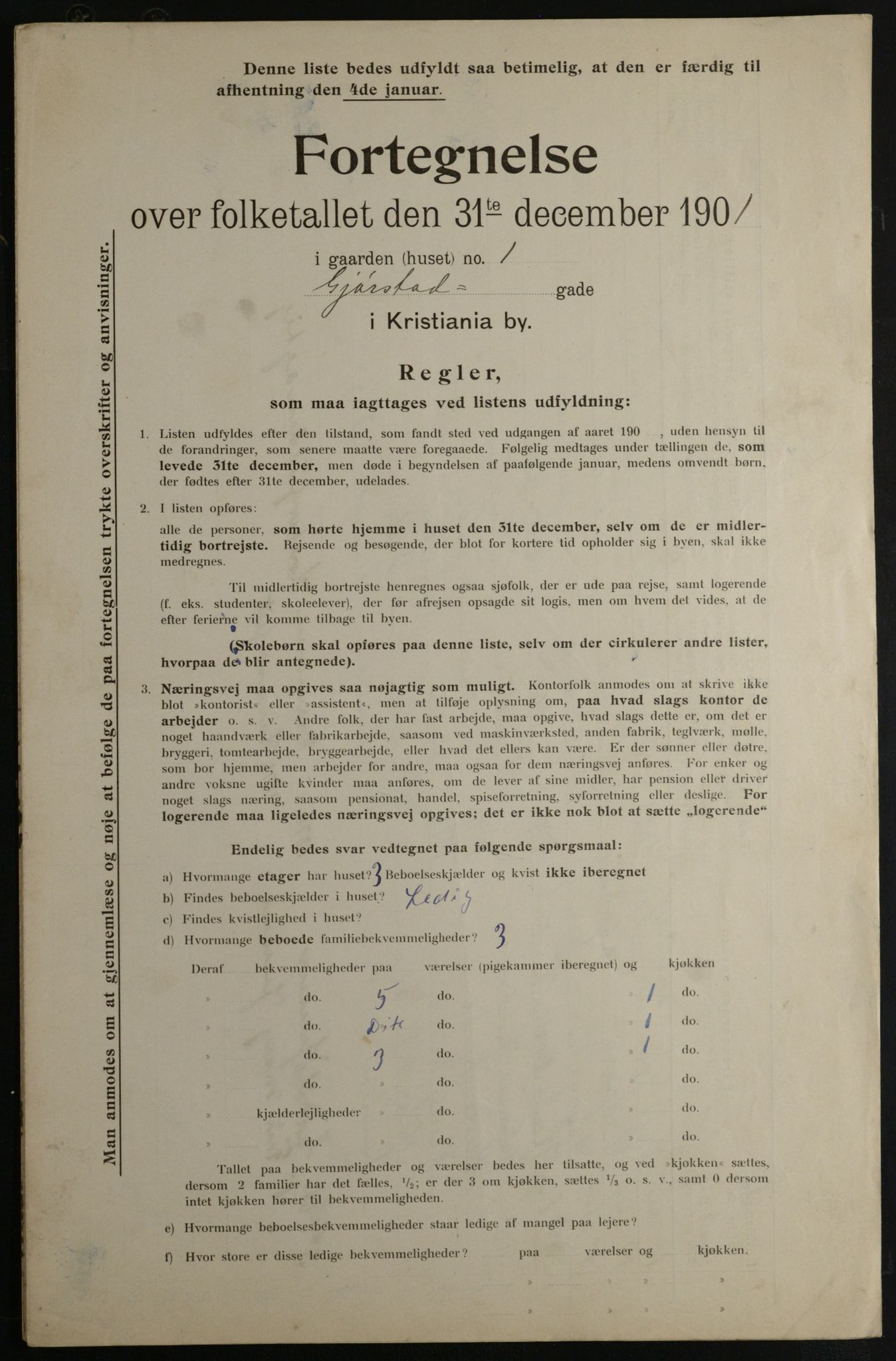 OBA, Kommunal folketelling 31.12.1901 for Kristiania kjøpstad, 1901, s. 4696