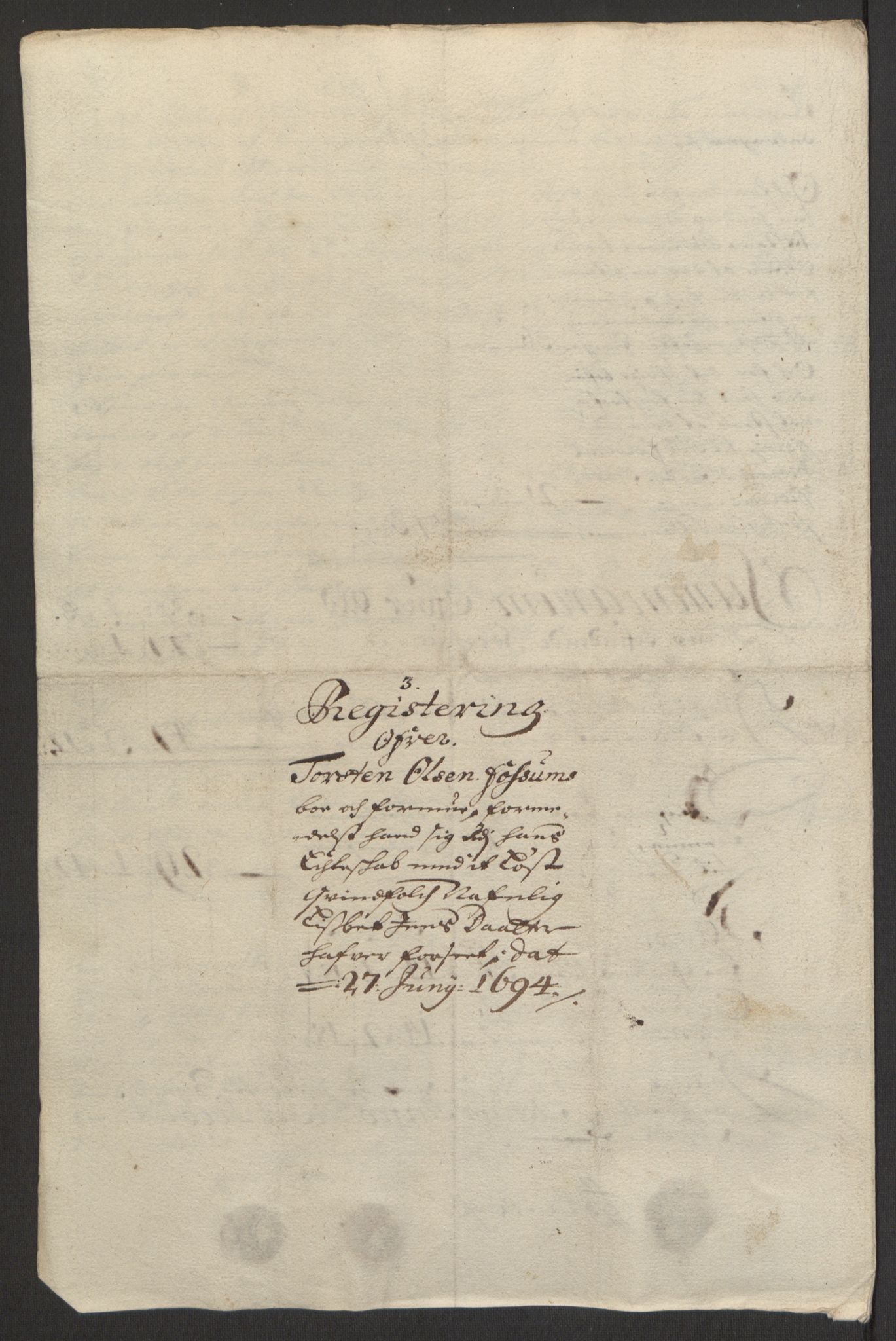 Rentekammeret inntil 1814, Reviderte regnskaper, Fogderegnskap, AV/RA-EA-4092/R17/L1168: Fogderegnskap Gudbrandsdal, 1694, s. 301