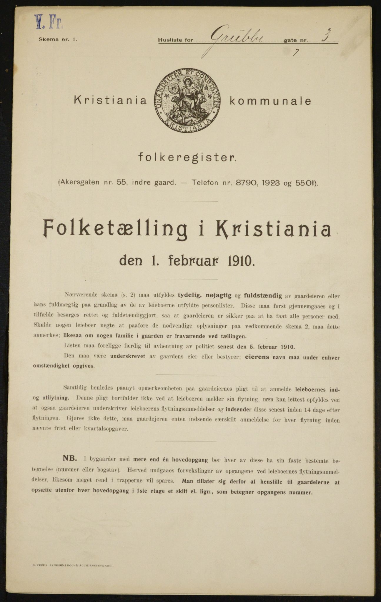 OBA, Kommunal folketelling 1.2.1910 for Kristiania, 1910, s. 28927