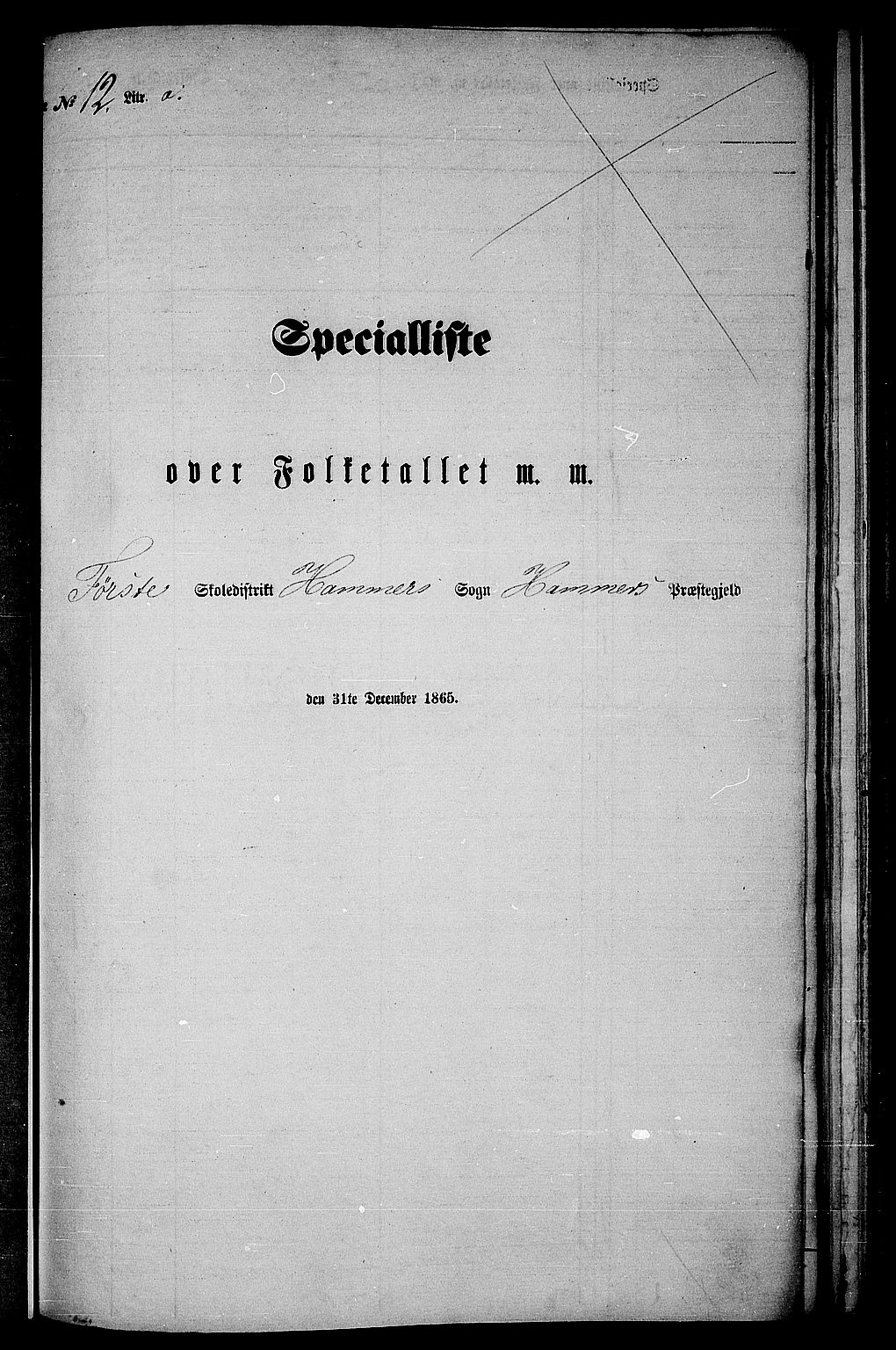 RA, Folketelling 1865 for 1254P Hamre prestegjeld, 1865, s. 150