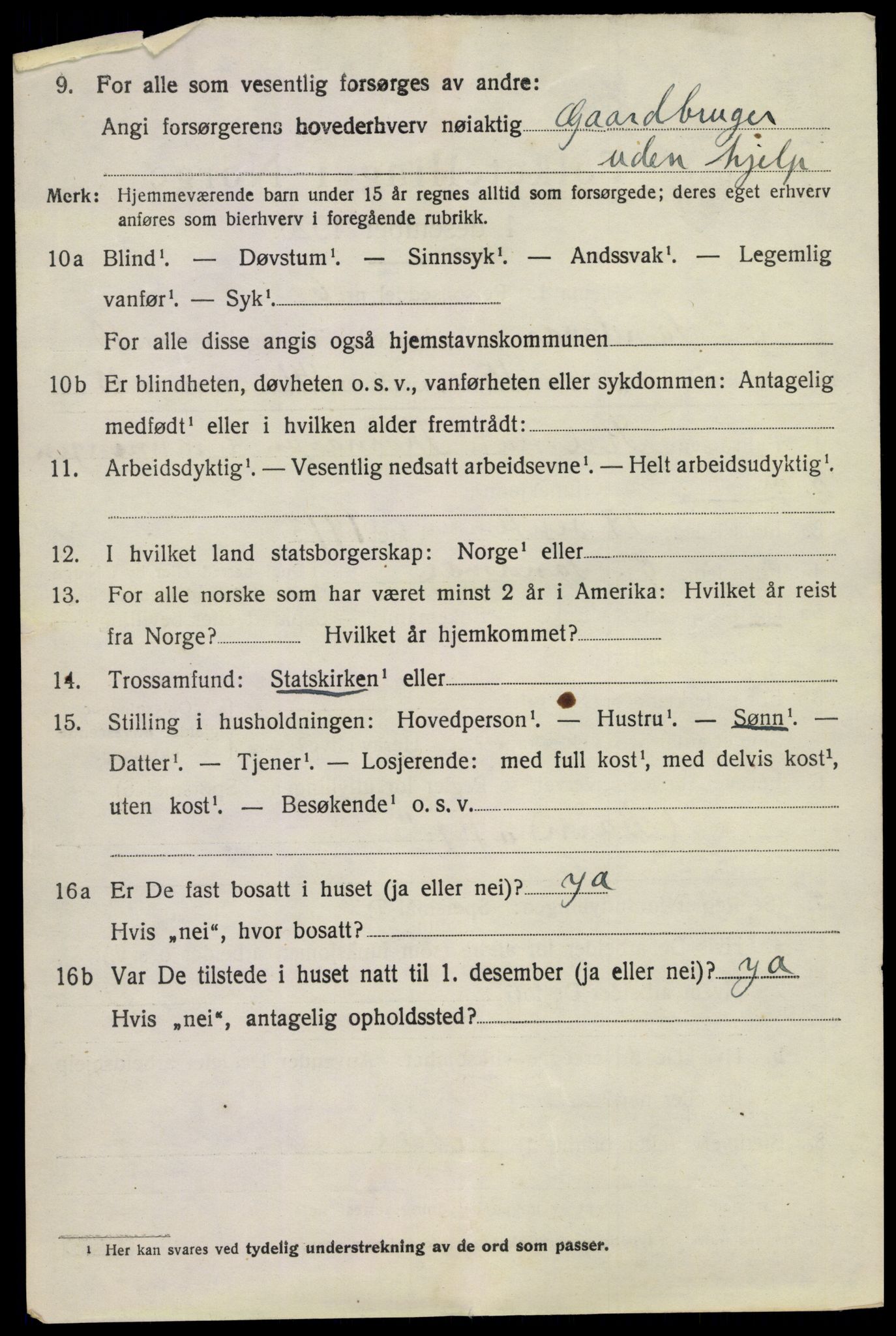 SAKO, Folketelling 1920 for 0630 Øvre Sandsvær herred, 1920, s. 5713