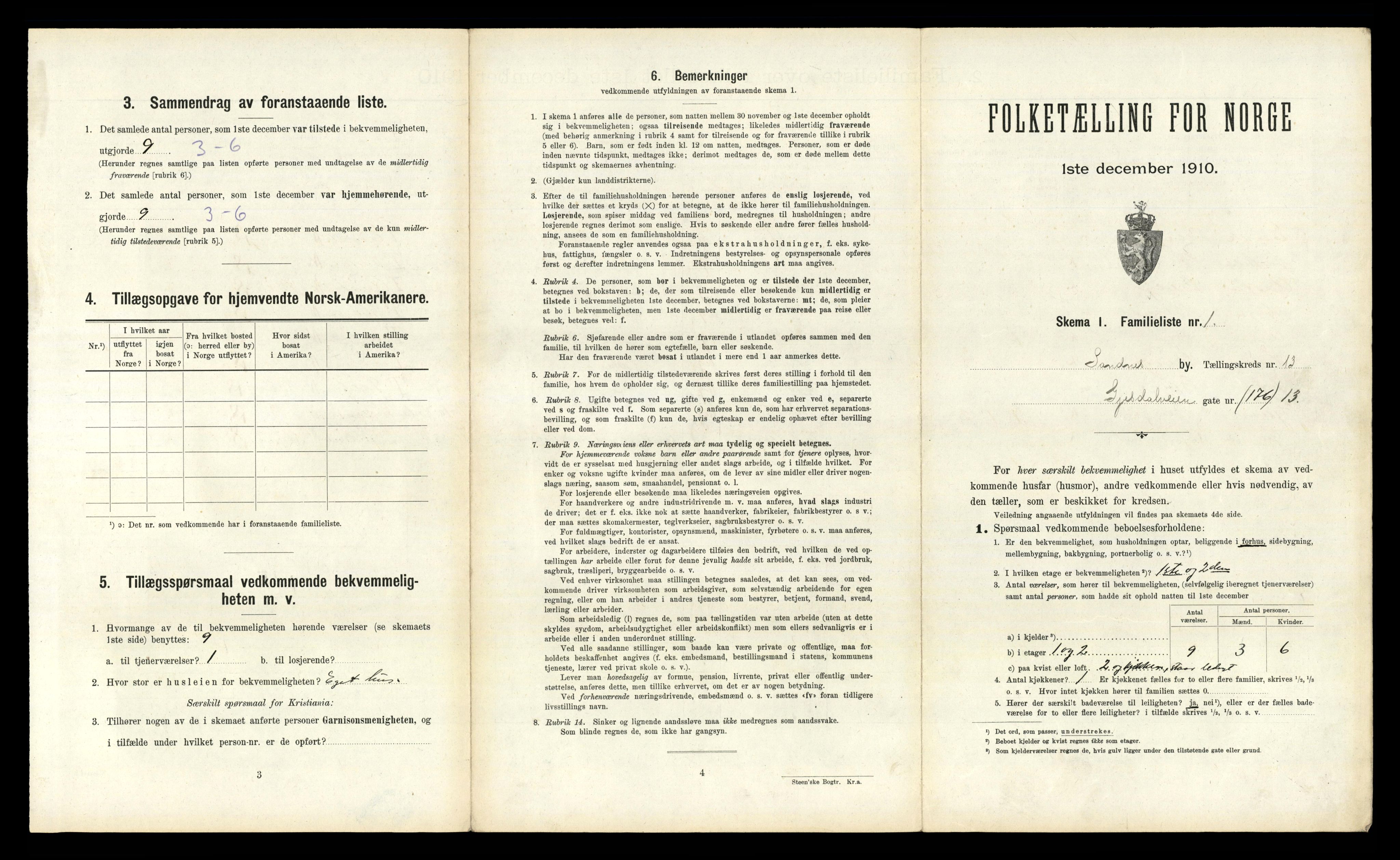 RA, Folketelling 1910 for 1102 Sandnes ladested, 1910, s. 1388