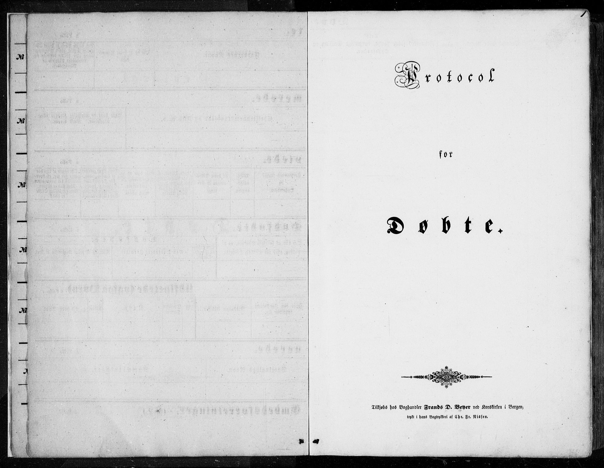 Os sokneprestembete, SAB/A-99929: Ministerialbok nr. A 16, 1851-1859, s. 1