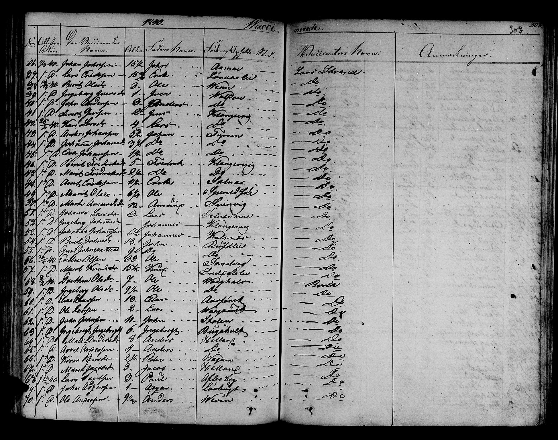 Ministerialprotokoller, klokkerbøker og fødselsregistre - Sør-Trøndelag, SAT/A-1456/630/L0492: Ministerialbok nr. 630A05, 1830-1840, s. 303
